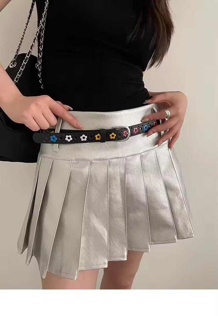 Other Korean Y2K Belt Flowers Adorn Girl Belt Size ONE SIZE - 4 Thumbnail