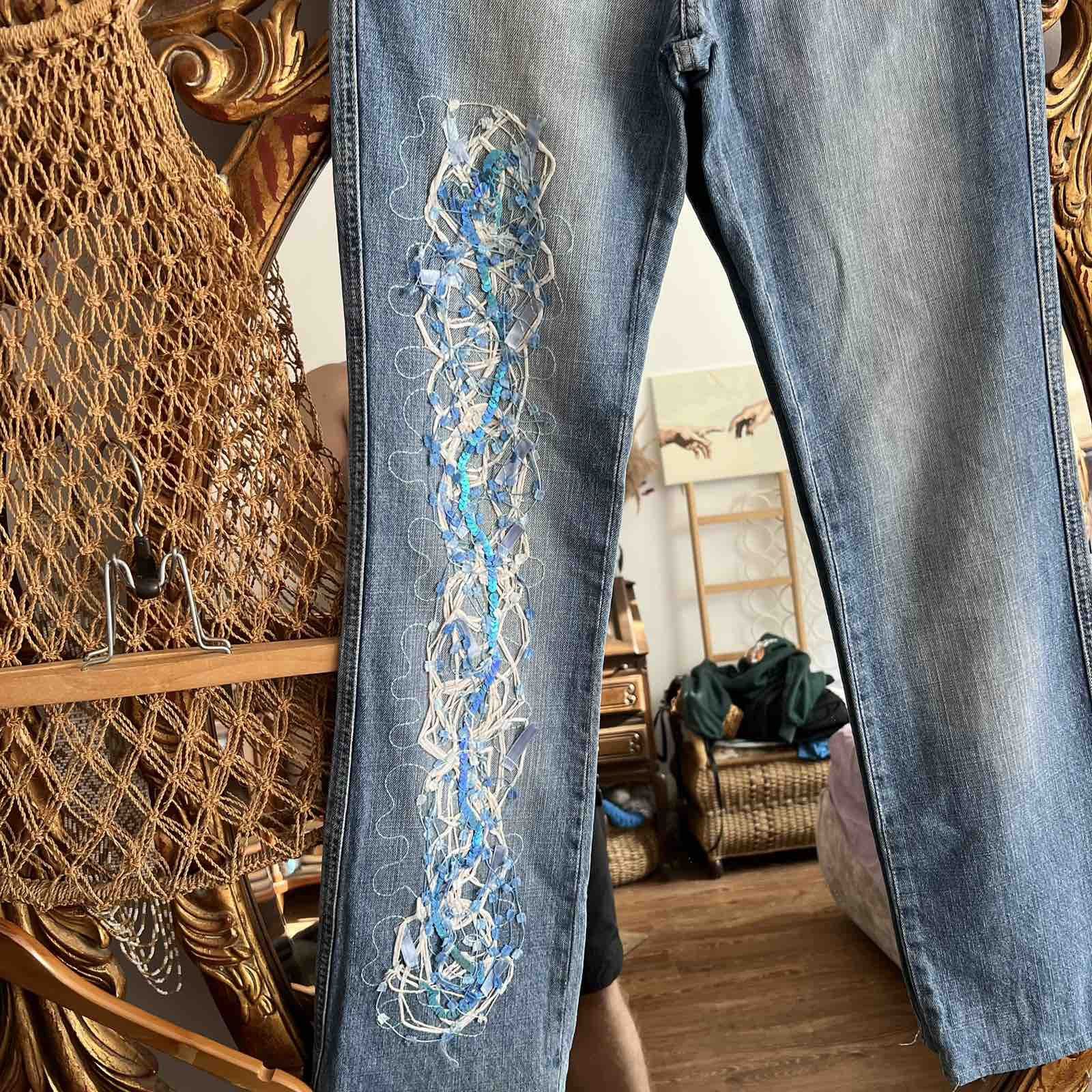 Christian Dior Monsieur Christian Dior John Galliano era 00s vintage jeans Size 26" / US 2 / IT 38 - 4 Thumbnail