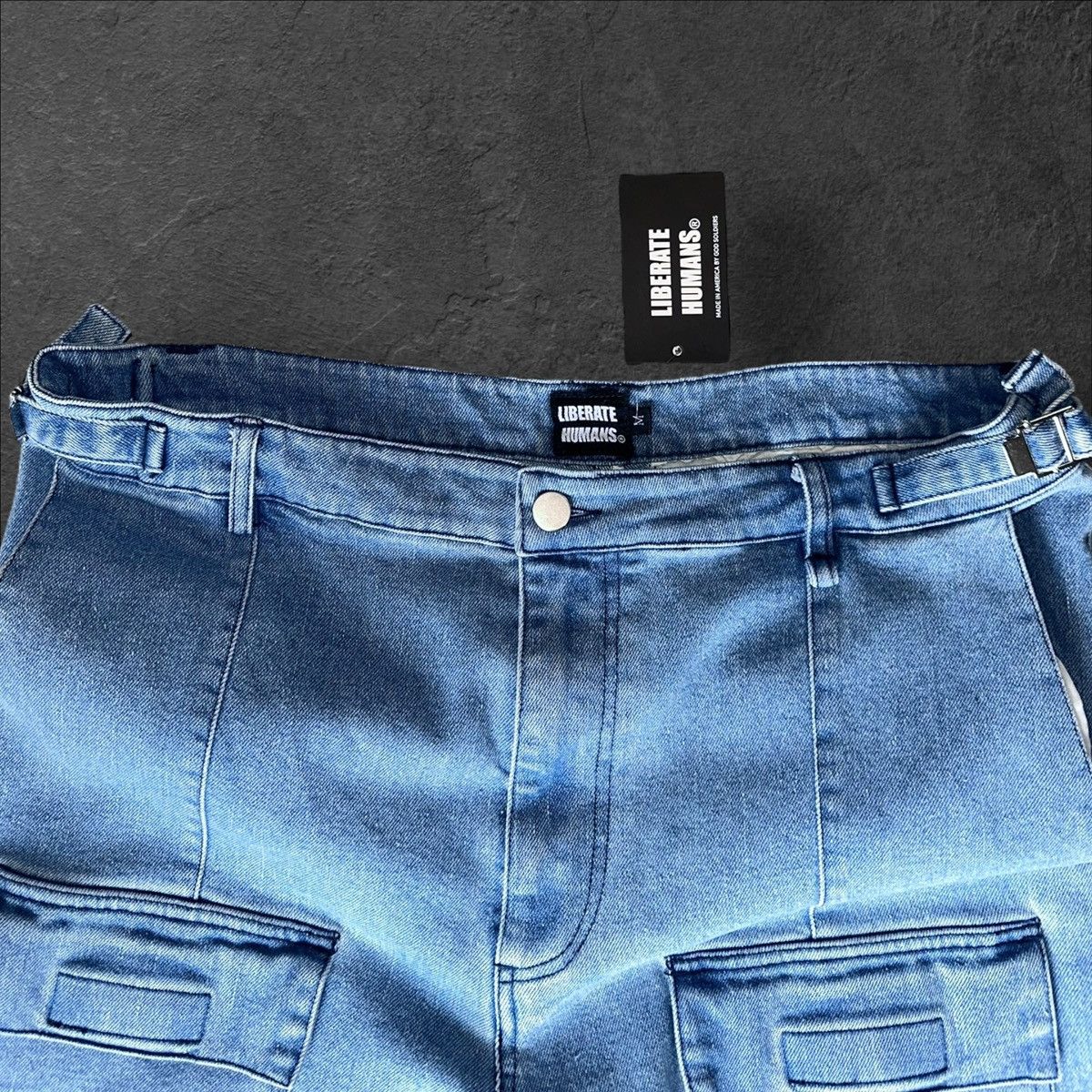 Other LIBERATE HUMANS PASSIVE WAR DENIM SIZE M Size US 34 / EU 50 - 5 Thumbnail