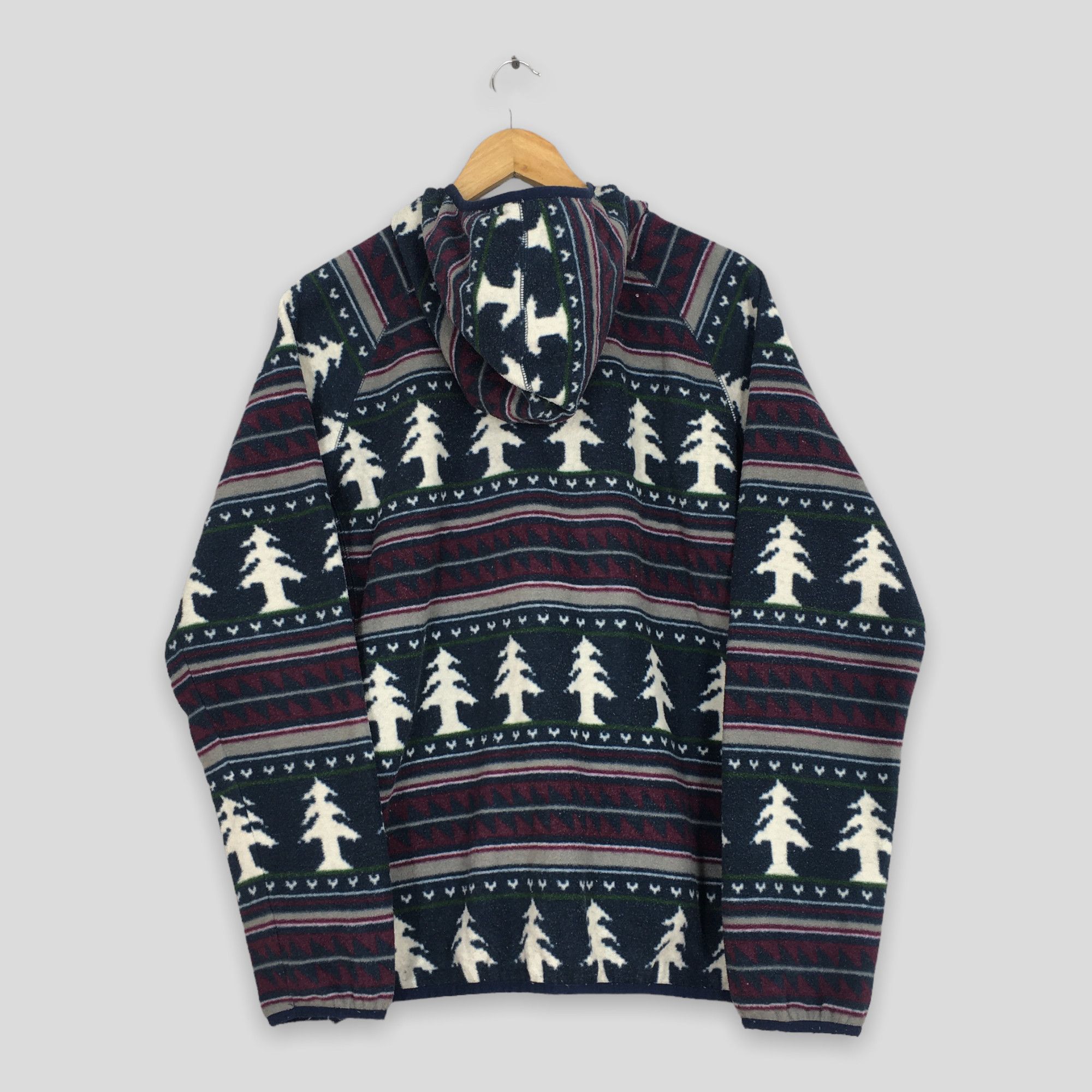 Columbia × Vintage Vintage Columbia Tribal Native Fleece Hoodies Large Size US L / EU 52-54 / 3 - 7 Thumbnail