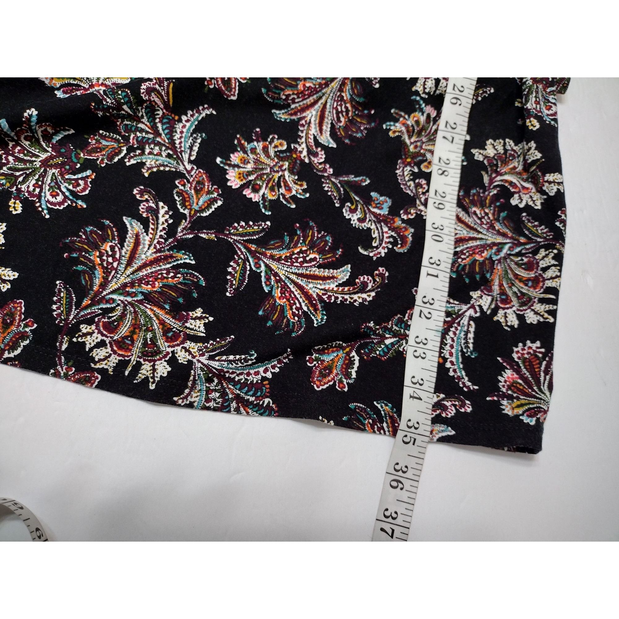 J. Jill J. Jill Wearever Collection Floral Dress XL Petite, Black, 3 Size XL / US 12-14 / IT 48-50 - 6 Thumbnail