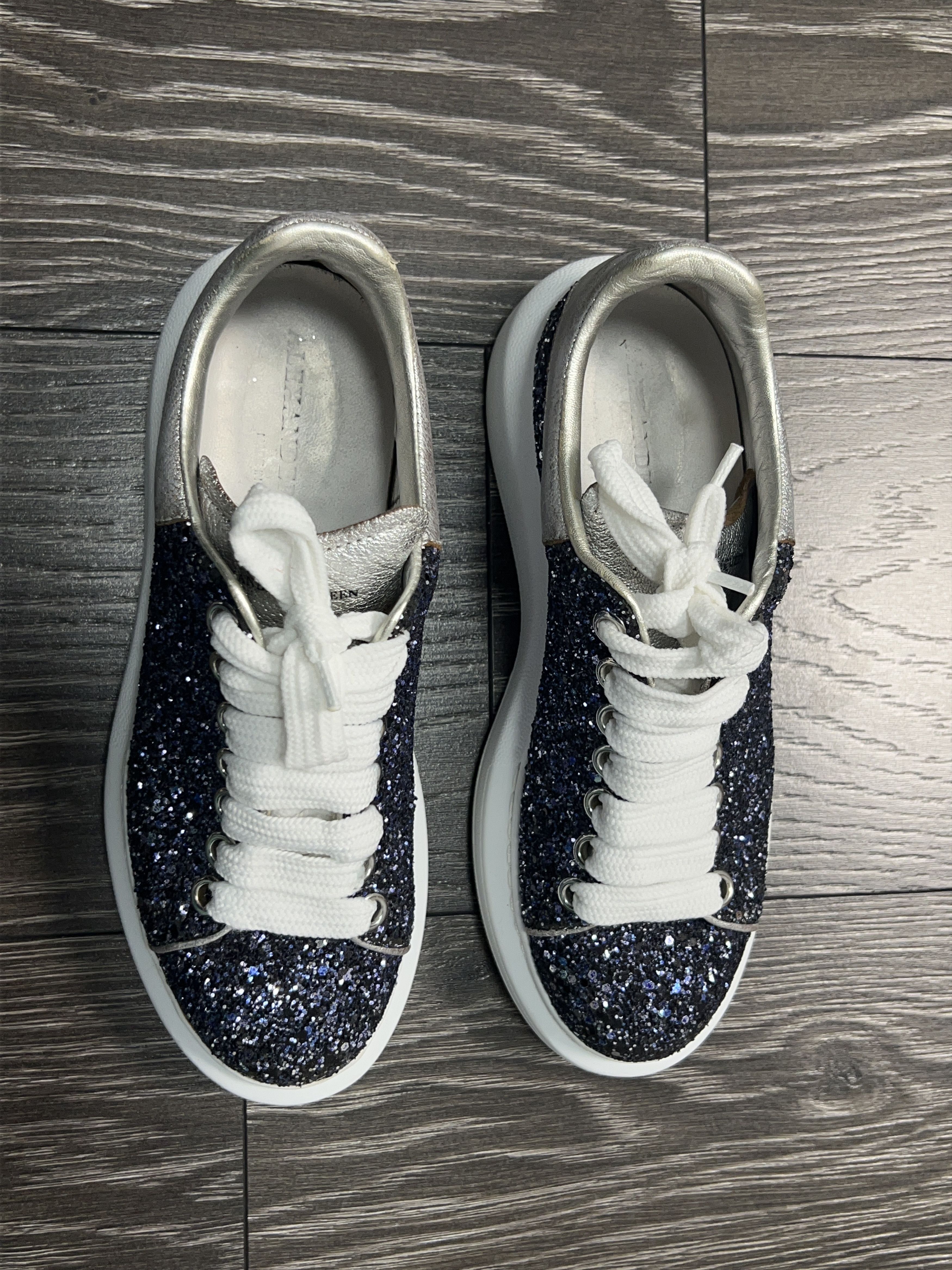 Womens Oversized Glitter Sneakers Shoes Size 36 1/2 US 6.5