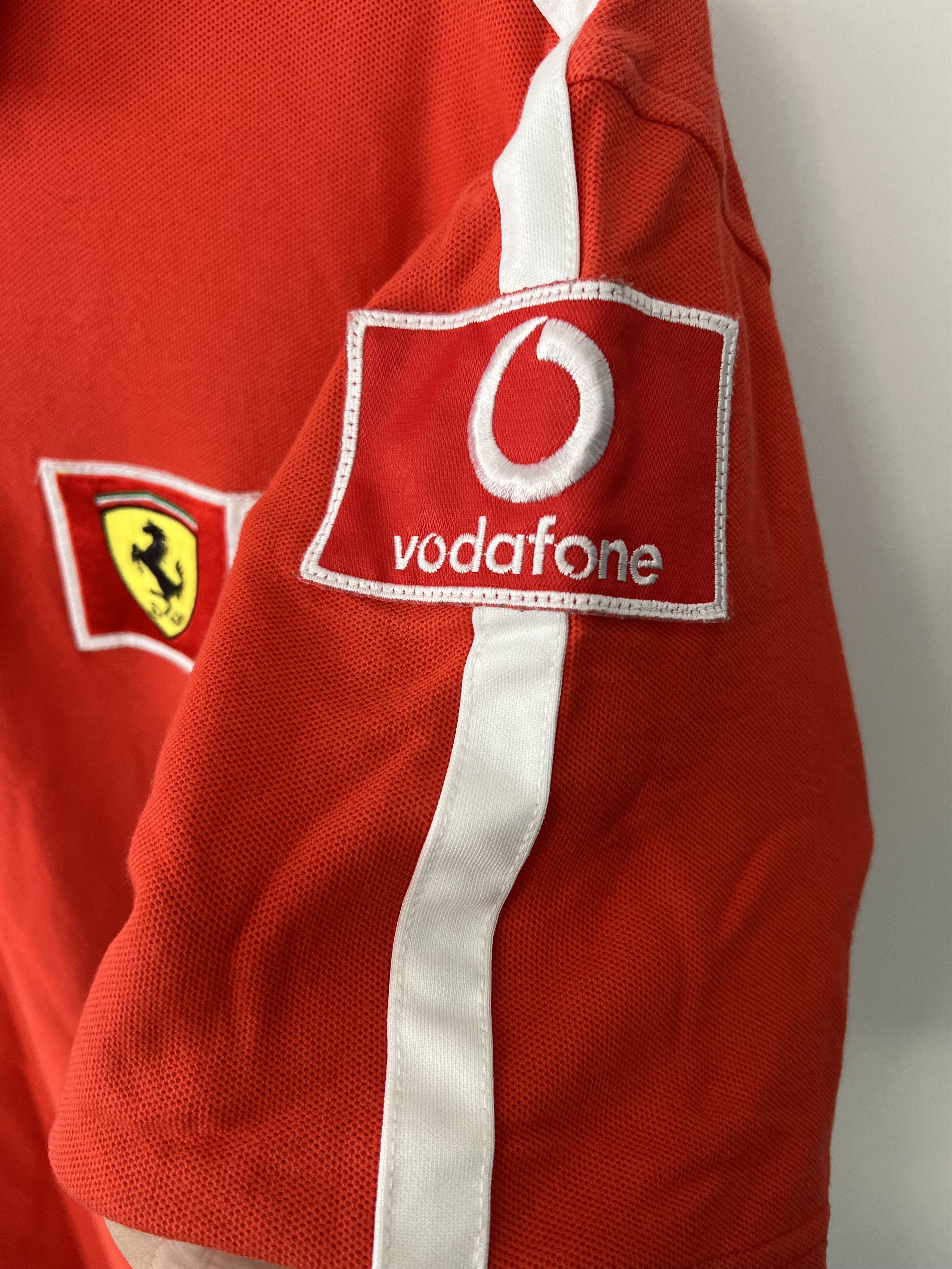 Ferrari Vintage Fila Scuderia Ferrari F1 Racing Team Poloshirt Size US XL / EU 56 / 4 - 8 Thumbnail