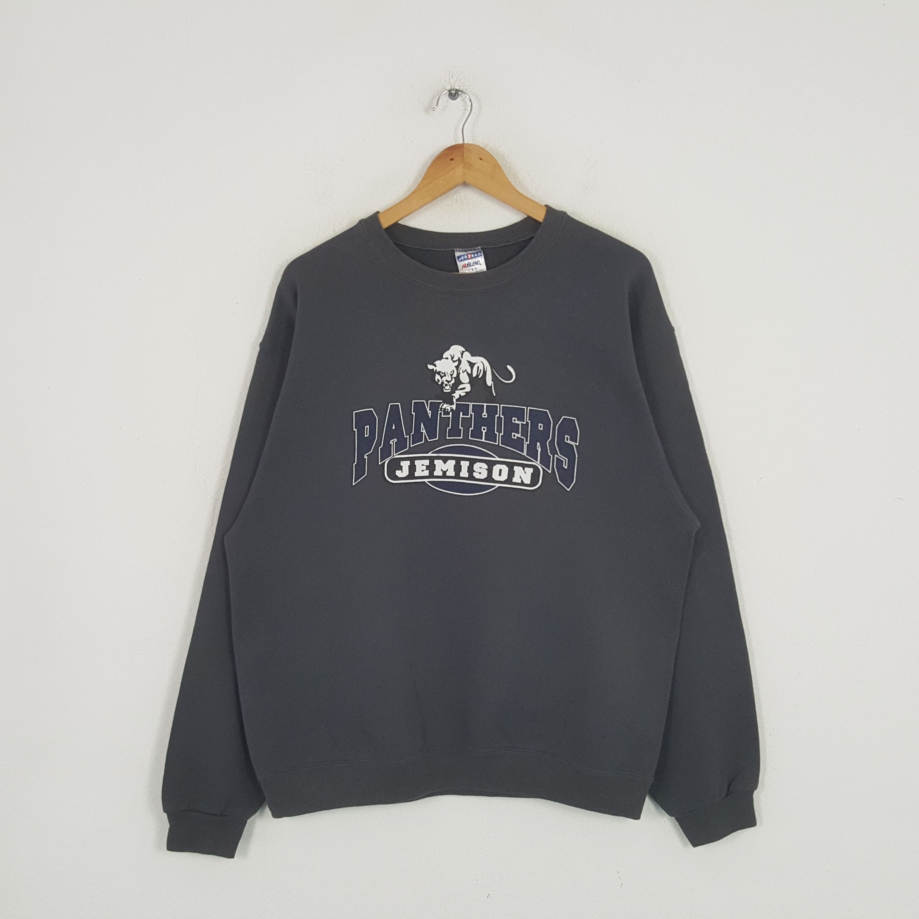 NFL × Vintage Vintage Panthers Jemison American Football Team Sweatshirt Size US L / EU 52-54 / 3 - 1 Thumbnail