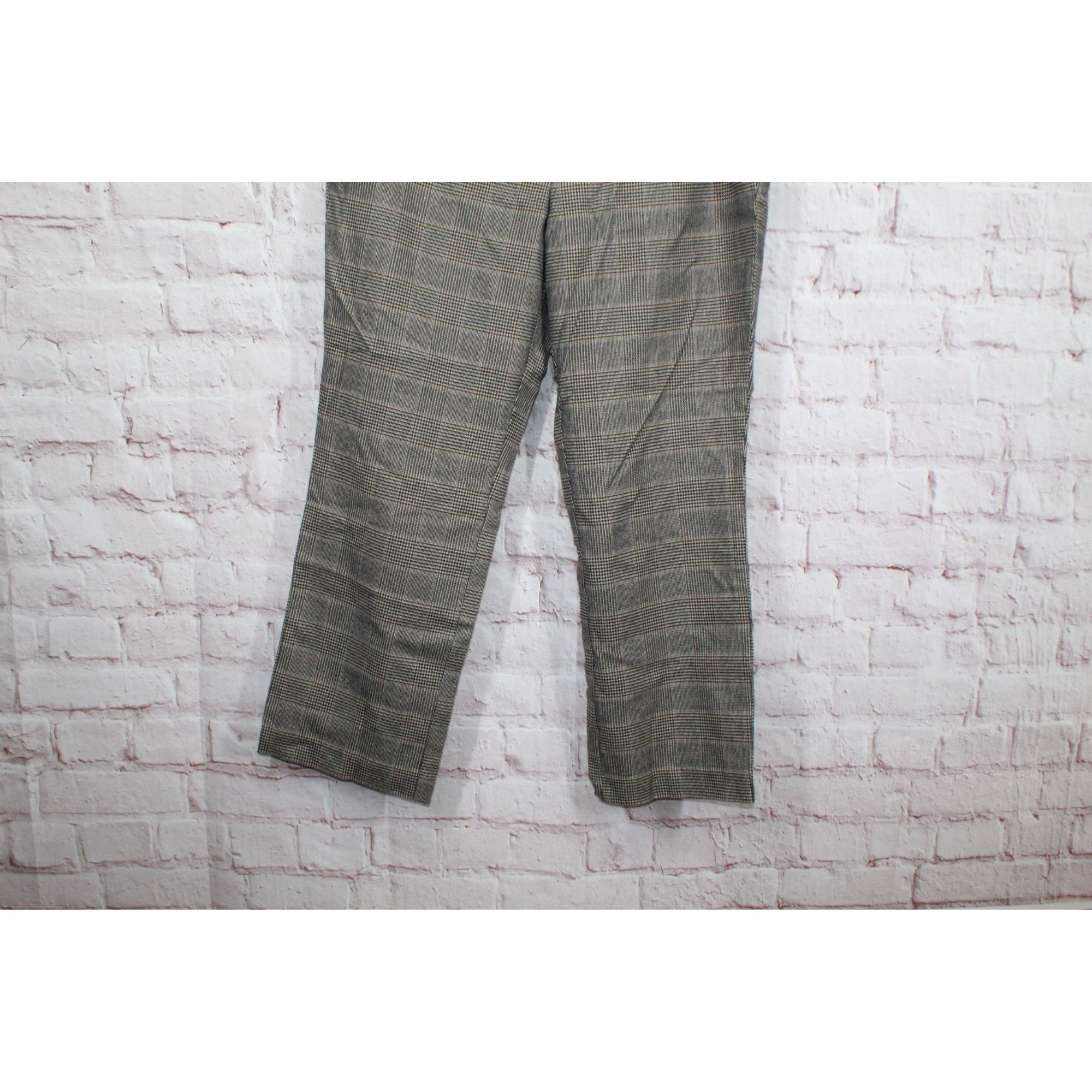 L.L. Bean LL Bean Women's Plaid Classic Fit Lined Career Dress Pants Size 40" / US 18 - 3 Thumbnail