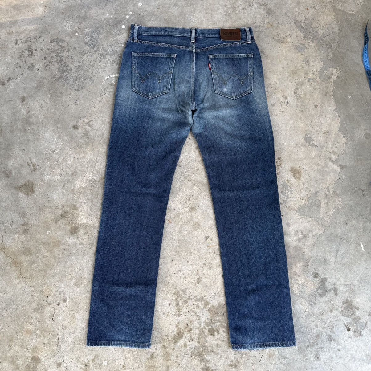 Edwin Vintage Edwin Mud Washer Faded Denim Jean Pants W35 Size US 35 - 9 Thumbnail