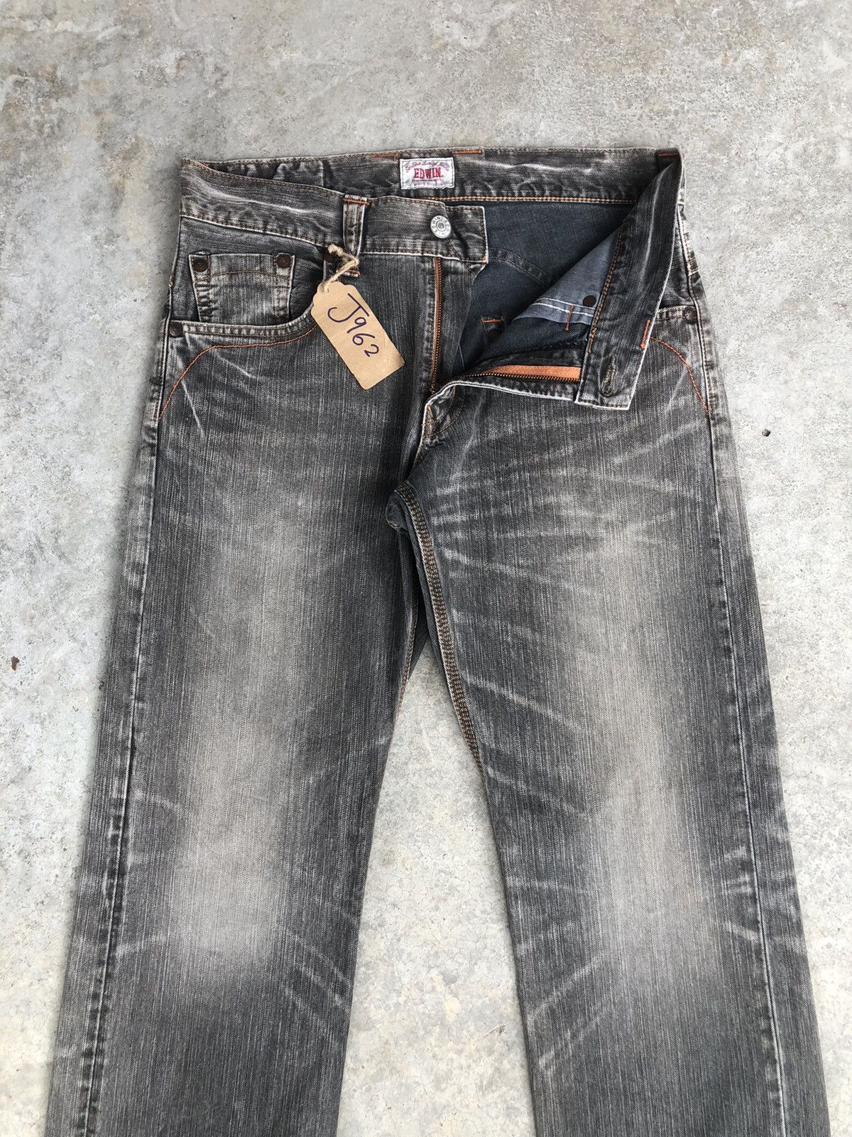 Edwin Japanese Edwin Exclusive Distressed Jeans Size US 33 - 3 Thumbnail