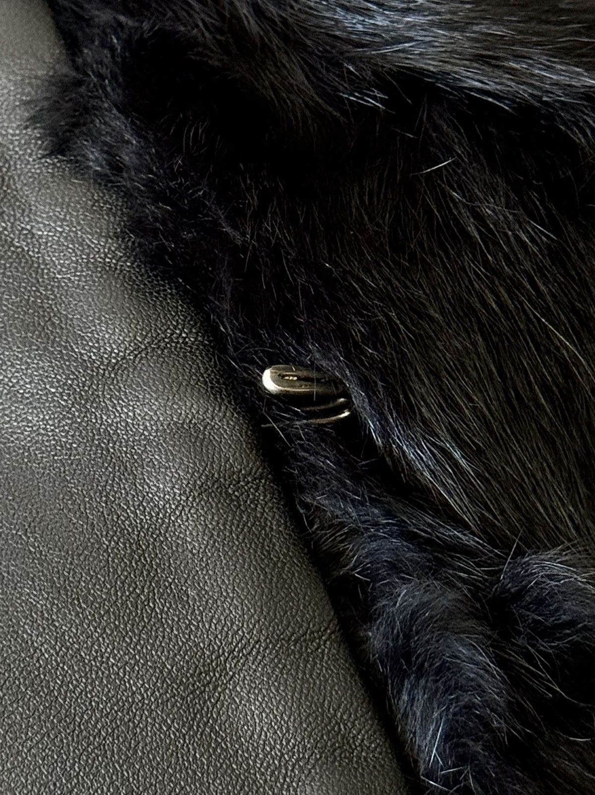 Hermes Vintage Archive Hermes -Maison Margiela - Fur -Leather Coat Size M / US 6-8 / IT 42-44 - 14 Thumbnail