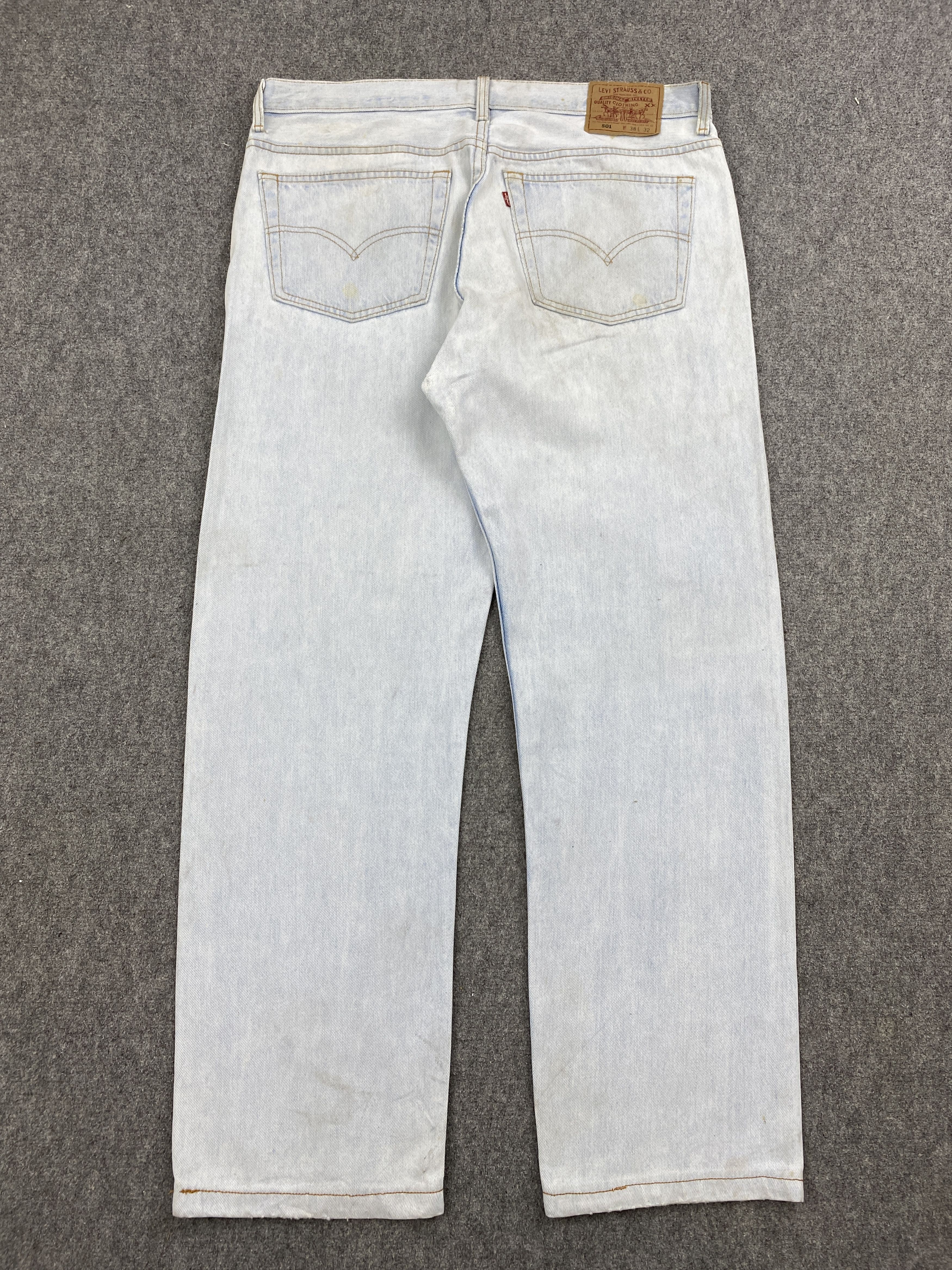 Levi's 90s Vintage Levi's 501 Light Washed Jeans DP2802 Size US 38 / EU 54 - 3 Thumbnail