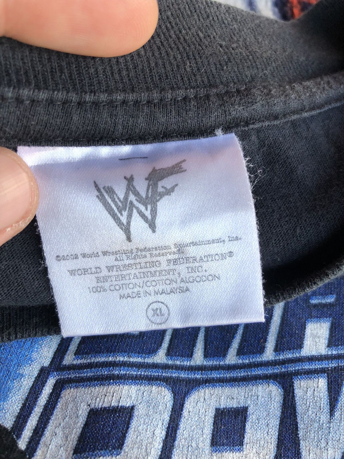WWF Vintage 02’s WWF The Rock Smack Down Tour Rare Shirt Tee Size US XL / EU 56 / 4 - 12 Thumbnail