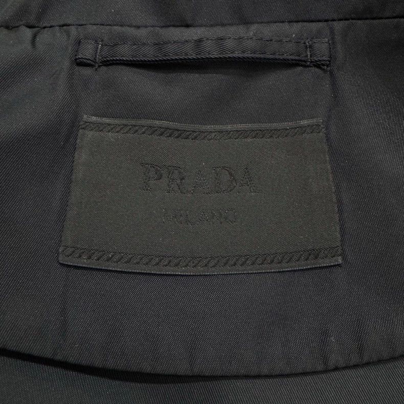 Prada Prada Sheepskin stitched nylon jacket Size US L / EU 52-54 / 3 - 2 Thumbnail
