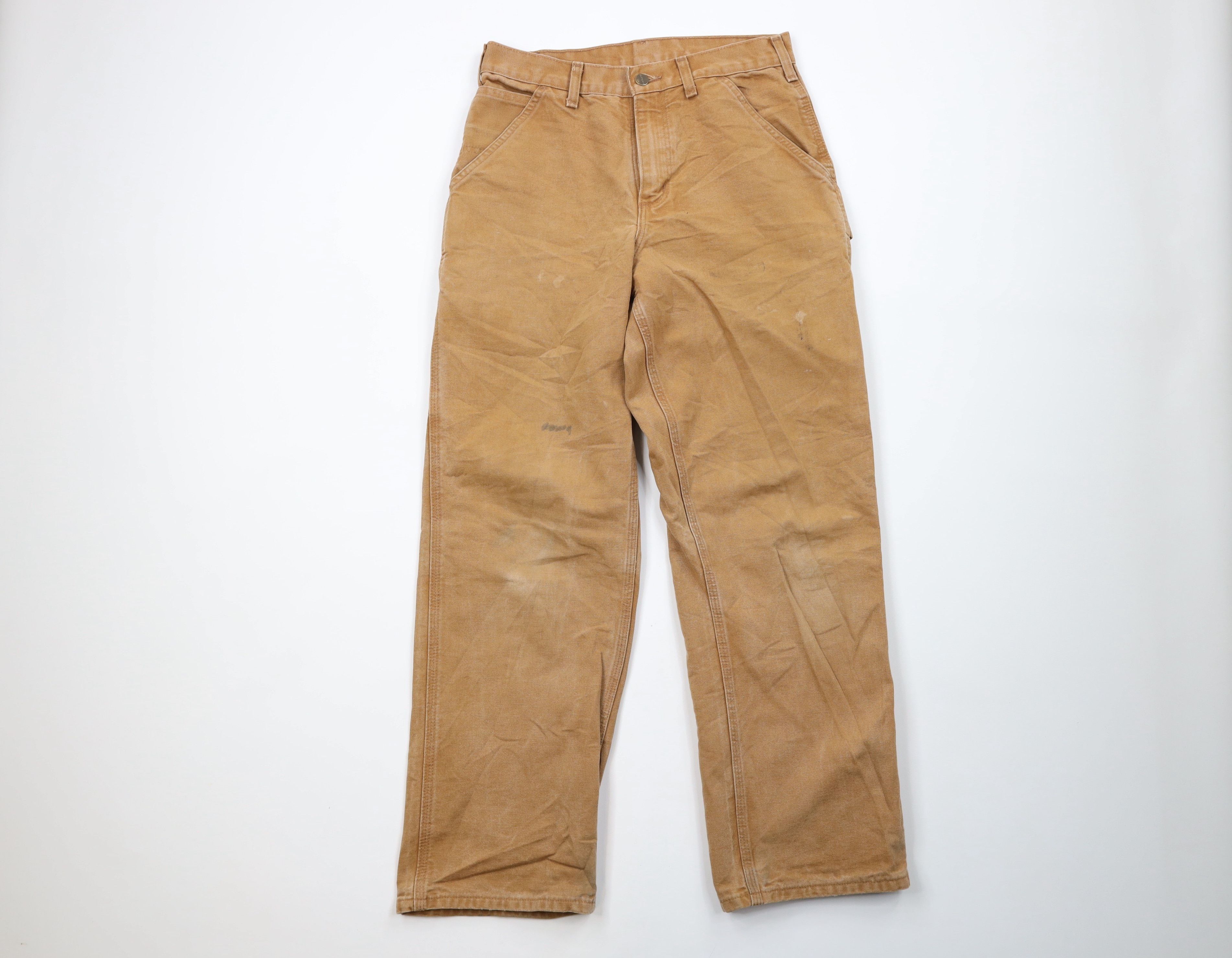 Carhartt × Vintage Vintage Carhartt Spell Out Loose Original Fit Wide Leg Pants Size US 30 / EU 46 - 1 Thumbnail