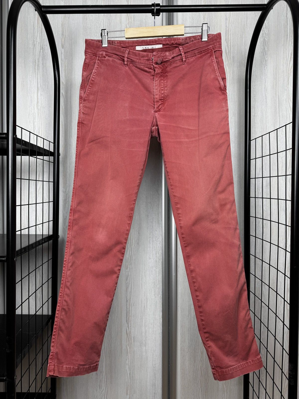 L.B.M. 1911 L.B.M. 1911 stone washed treatment chino casual pants Size US 32 / EU 48 - 3 Thumbnail