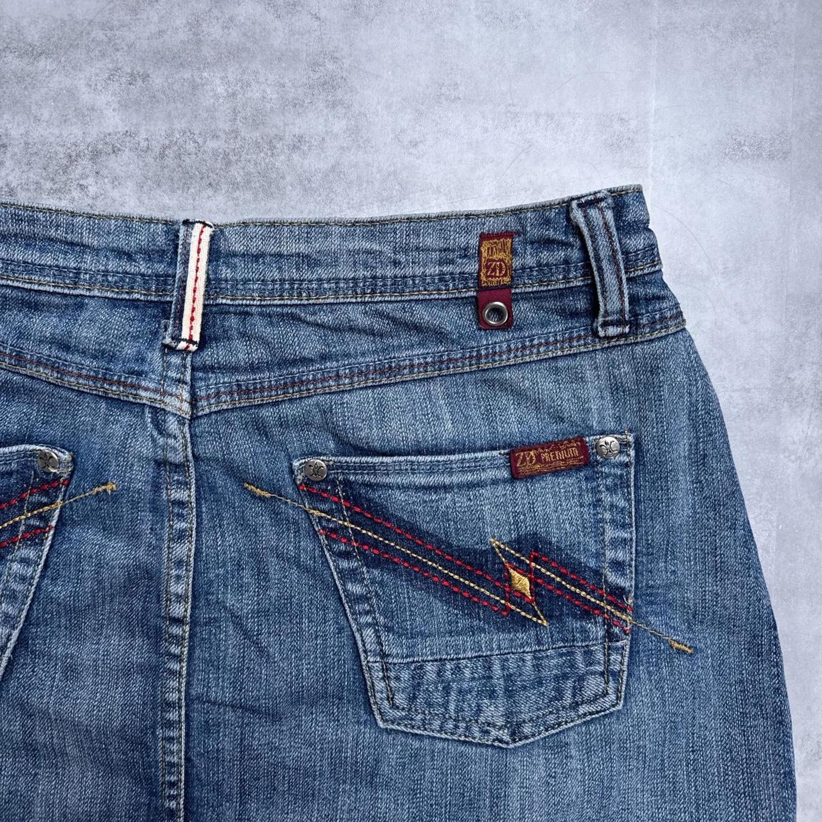 Other Y2K Zana Di Mini Denim Skirt Size 27" / US 4 / IT 40 - 5 Thumbnail