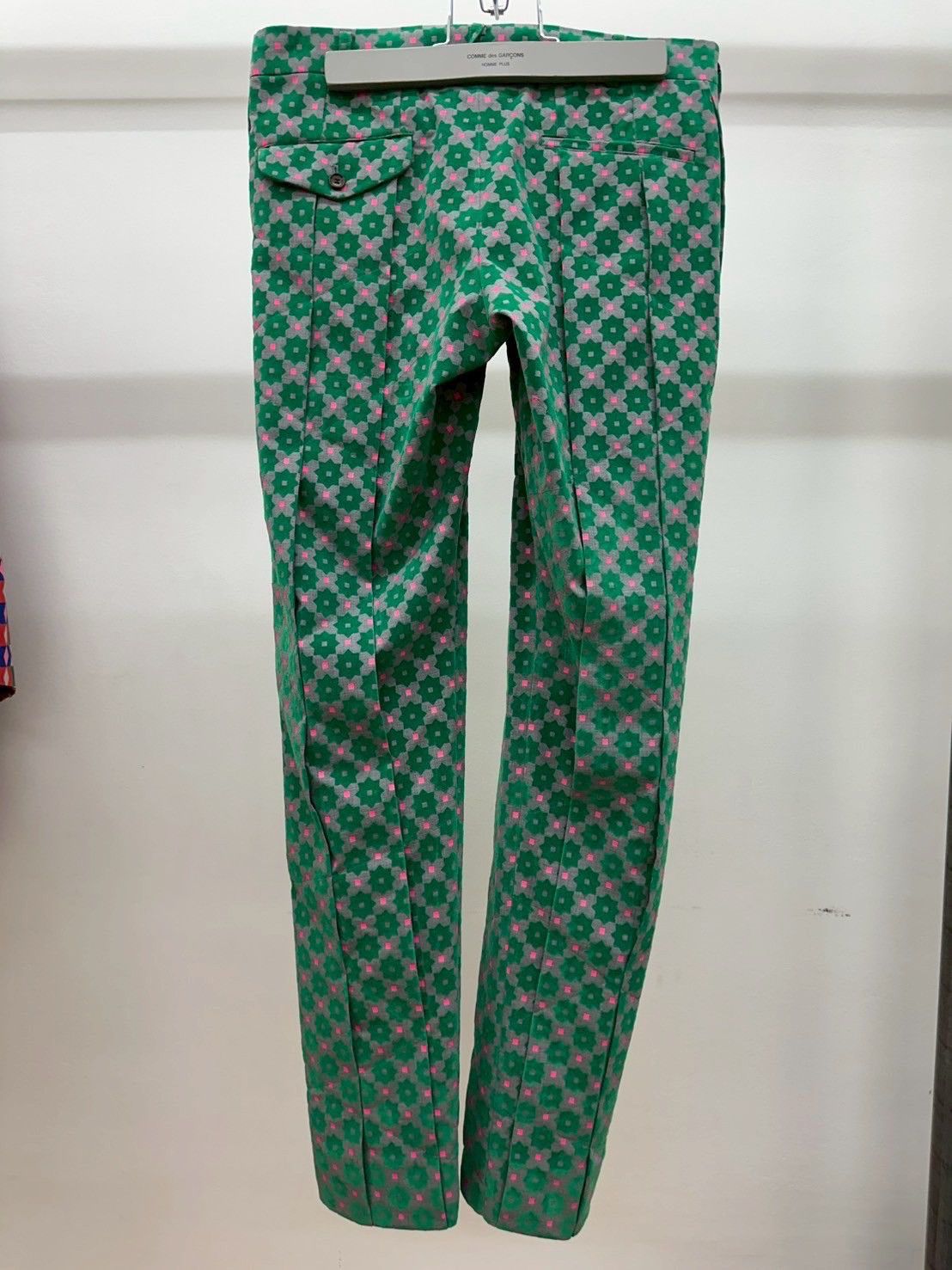 Comme des Garcons Homme Plus Comme des Garçons Homme Plus Floral Jacquard Runway Trousers Size US 34 / EU 50 - 2 Thumbnail
