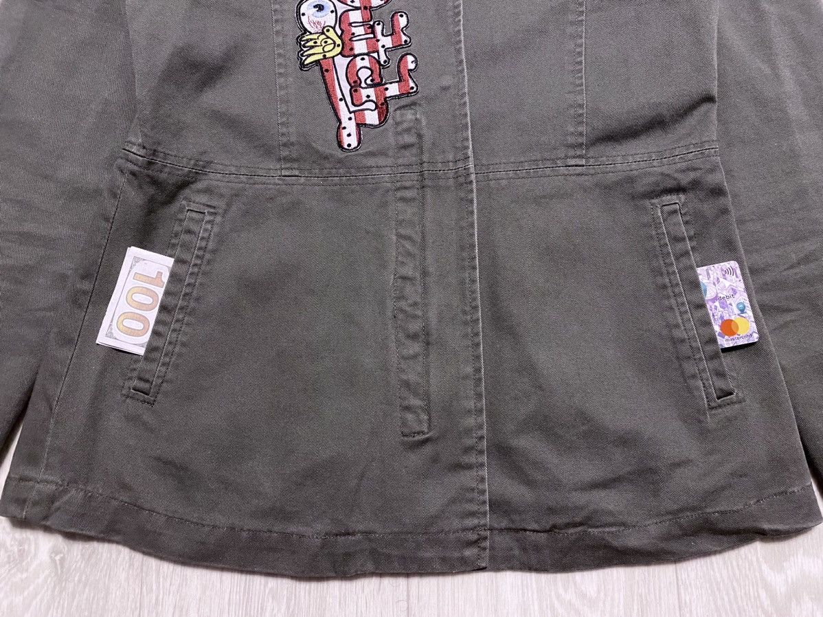 Von Dutch Vtg Von Dutch Patchwork Big Logo Embroidery Jacket Blazer Size M / US 6-8 / IT 42-44 - 13 Thumbnail