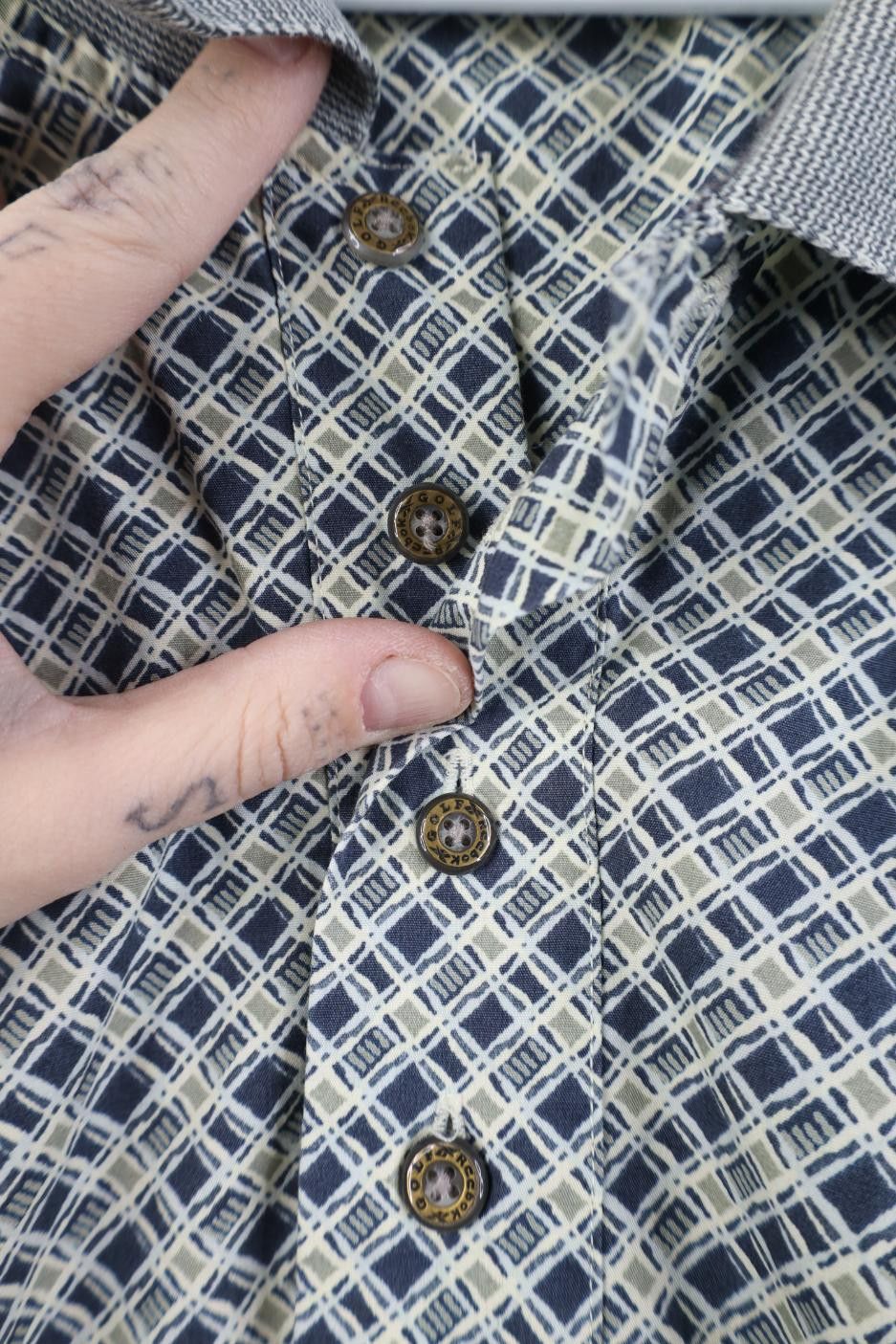 Reebok Vintage 90s Reebok Golf Fit Checkered Golfing Polo Shirt Size US XXL / EU 58 / 5 - 5 Thumbnail