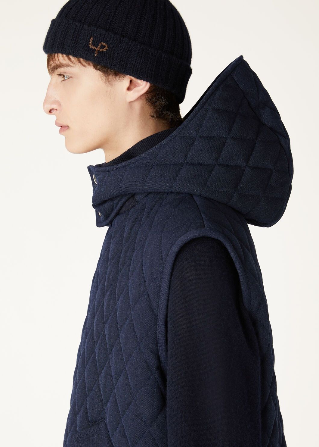 Loro Piana o1srvl11e1025 FAO3094 Lindon Vest in Blue Size US M / EU 48-50 / 2 - 3 Thumbnail