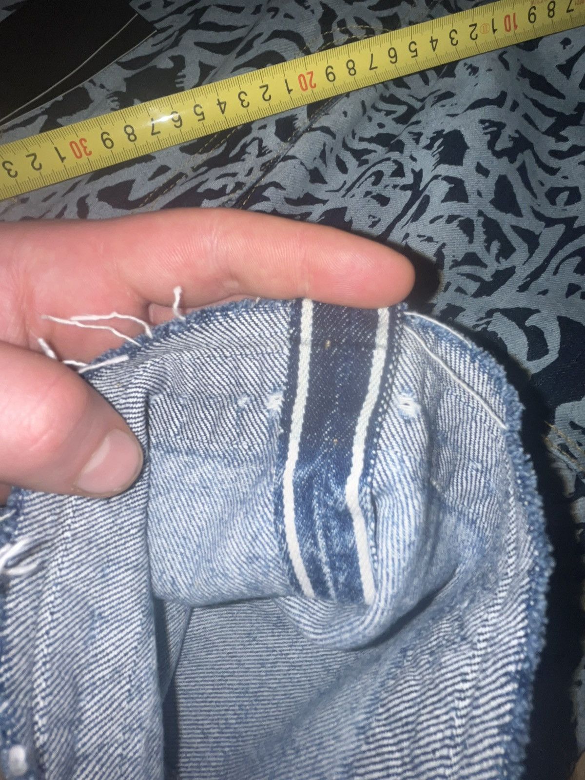 Levi's Made & Crafted Very Rare Levi’s Custom Big E 501 Farmer Collab Selvedge d Size US 28 / EU 44 - 10 Thumbnail