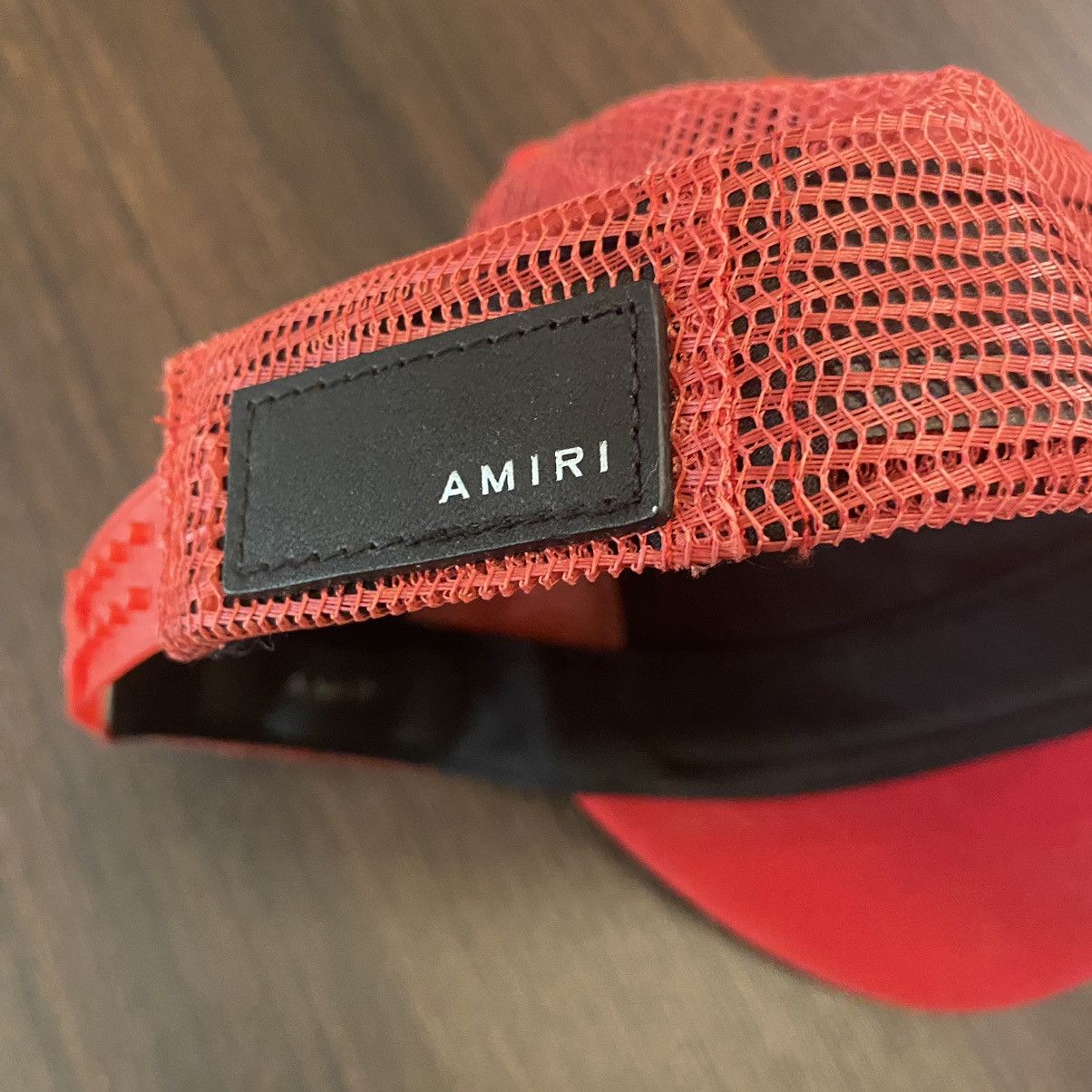 Amiri Amiri Leather 3 Star Hat Red Size ONE SIZE - 2 Thumbnail