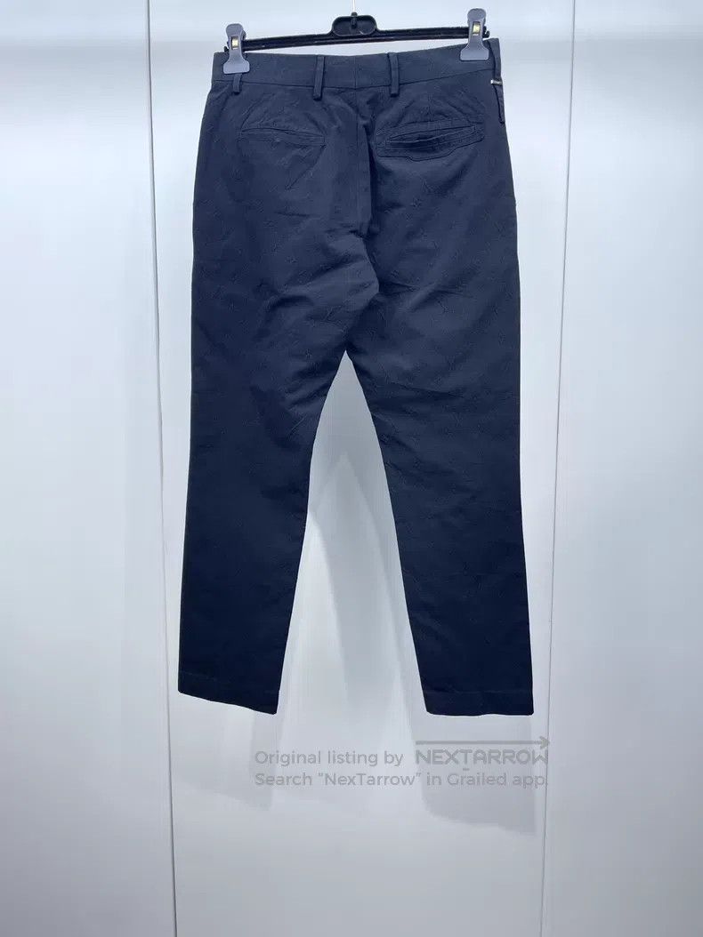 Louis Vuitton Louis Vuitton Black full-print presbyopic slacks pants Size US 38 / EU 54 - 2 Thumbnail