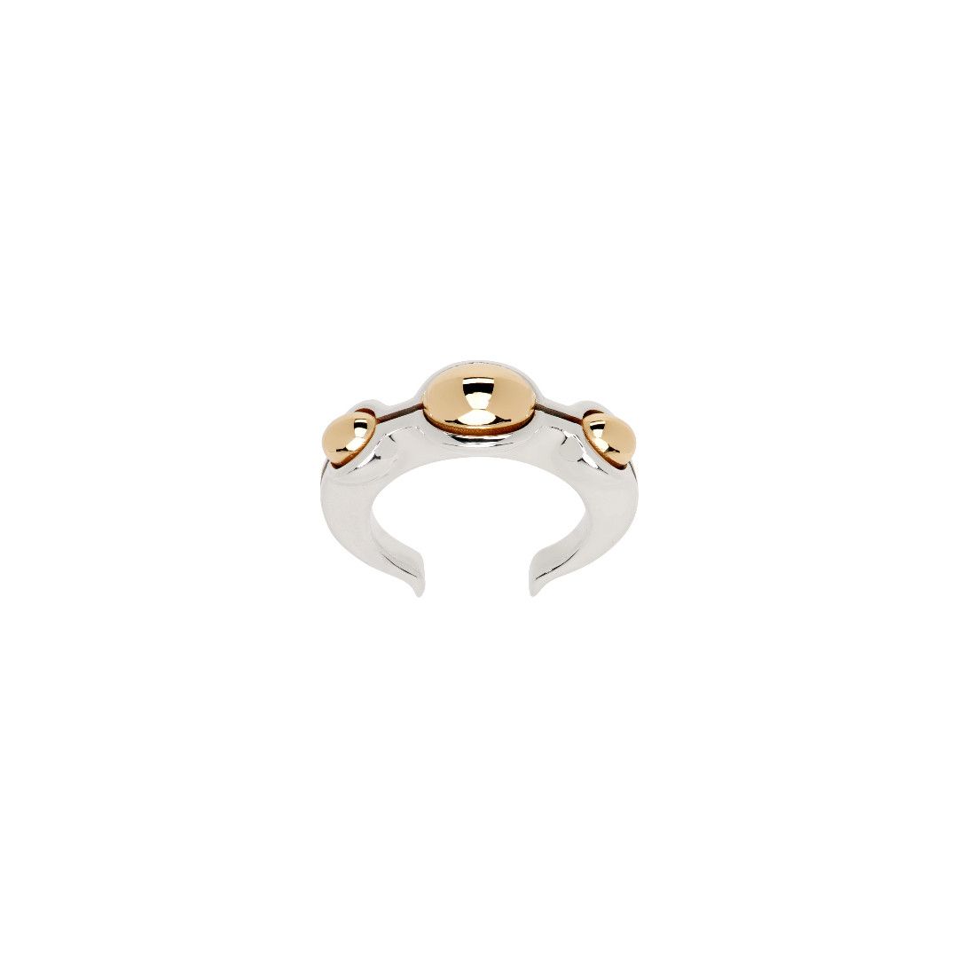 Bottega Veneta o1bcso1str0725 Size: 19 / Peas In A Pod Ring in Silver Size ONE SIZE - 1 Thumbnail