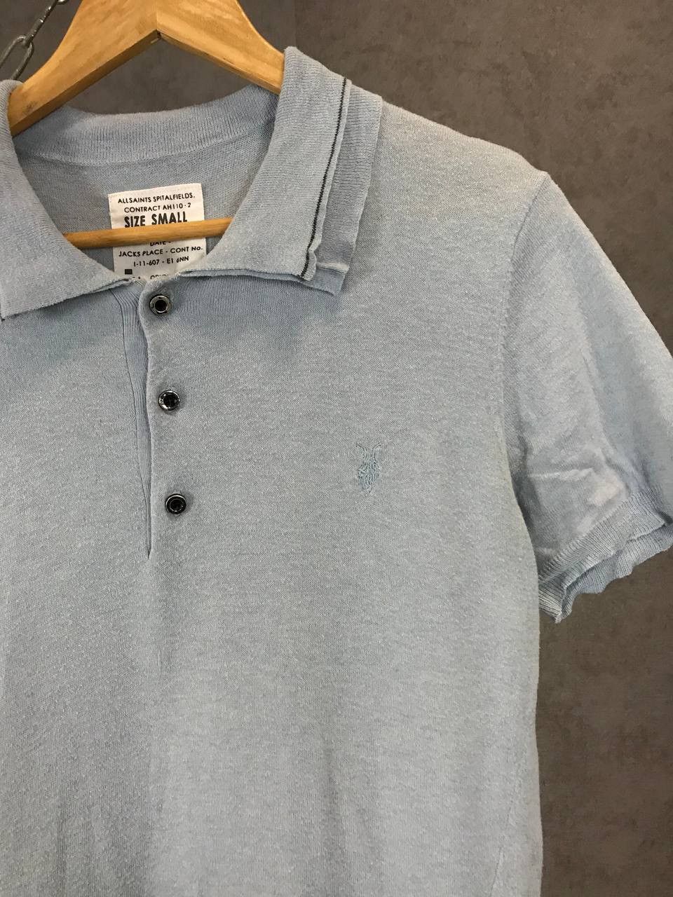 Allsaints Allsaints vintage designer logo polo tee Size US S / EU 44-46 / 1 - 2 Thumbnail