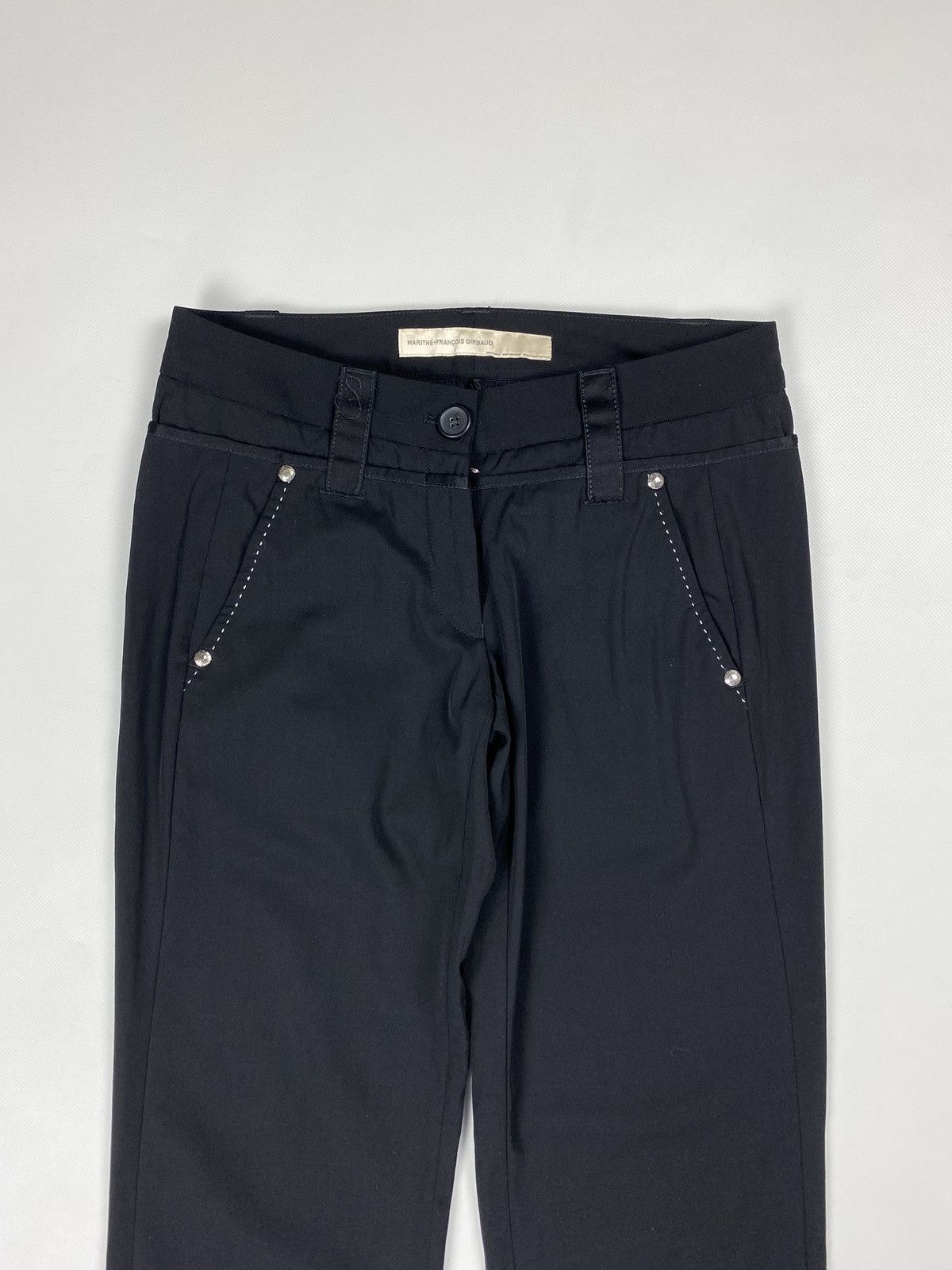 Marithe + Francois Girbaud Marithe Francois Girbaud avant-garde cropped pants trousers Size 26" / US 2 / IT 38 - 9 Thumbnail