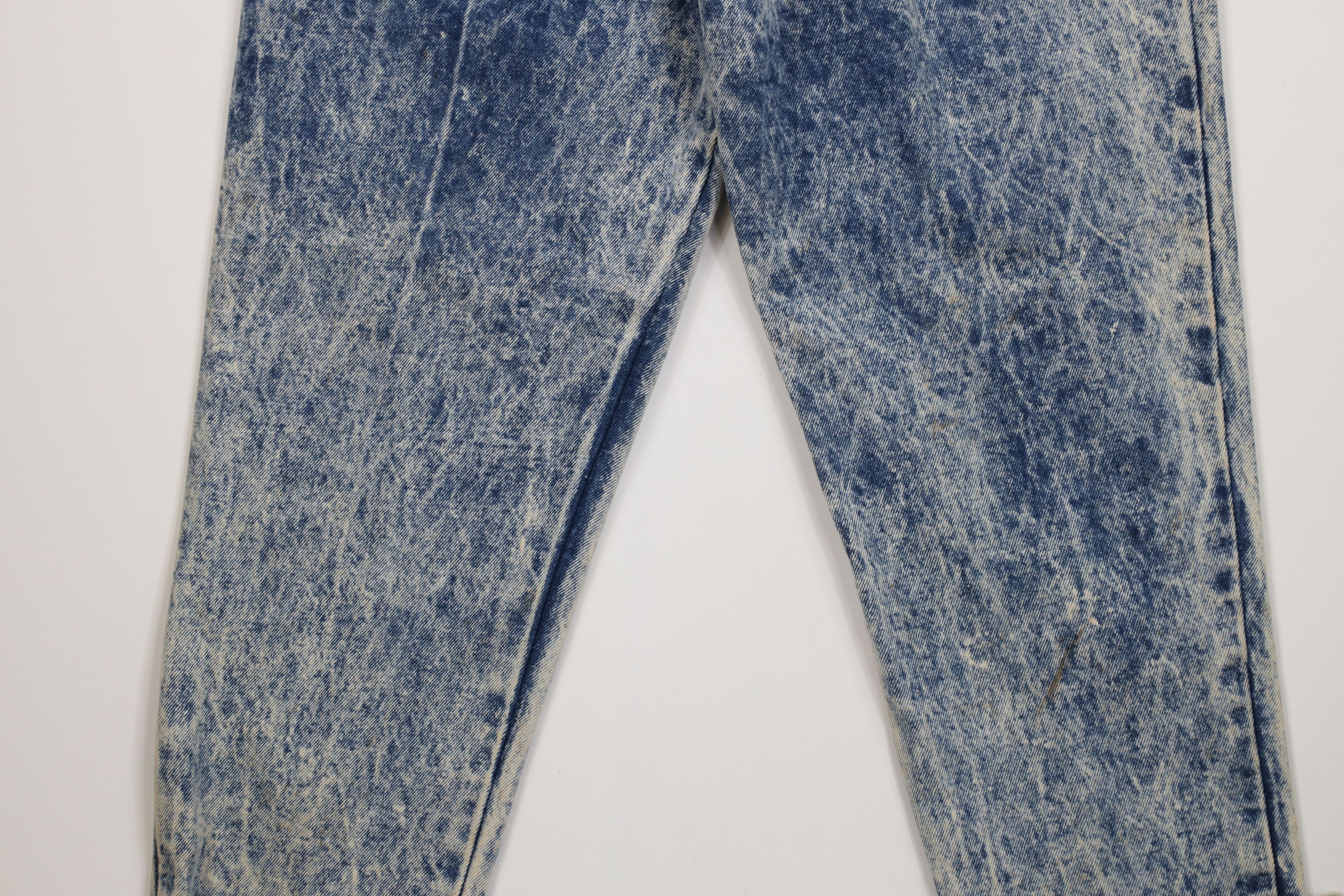 Vintage Deadstock Vintage 80s 90s Streetwear Tie Tapered Leg Jeans Size 34" / US 12 / IT 48 - 16 Thumbnail