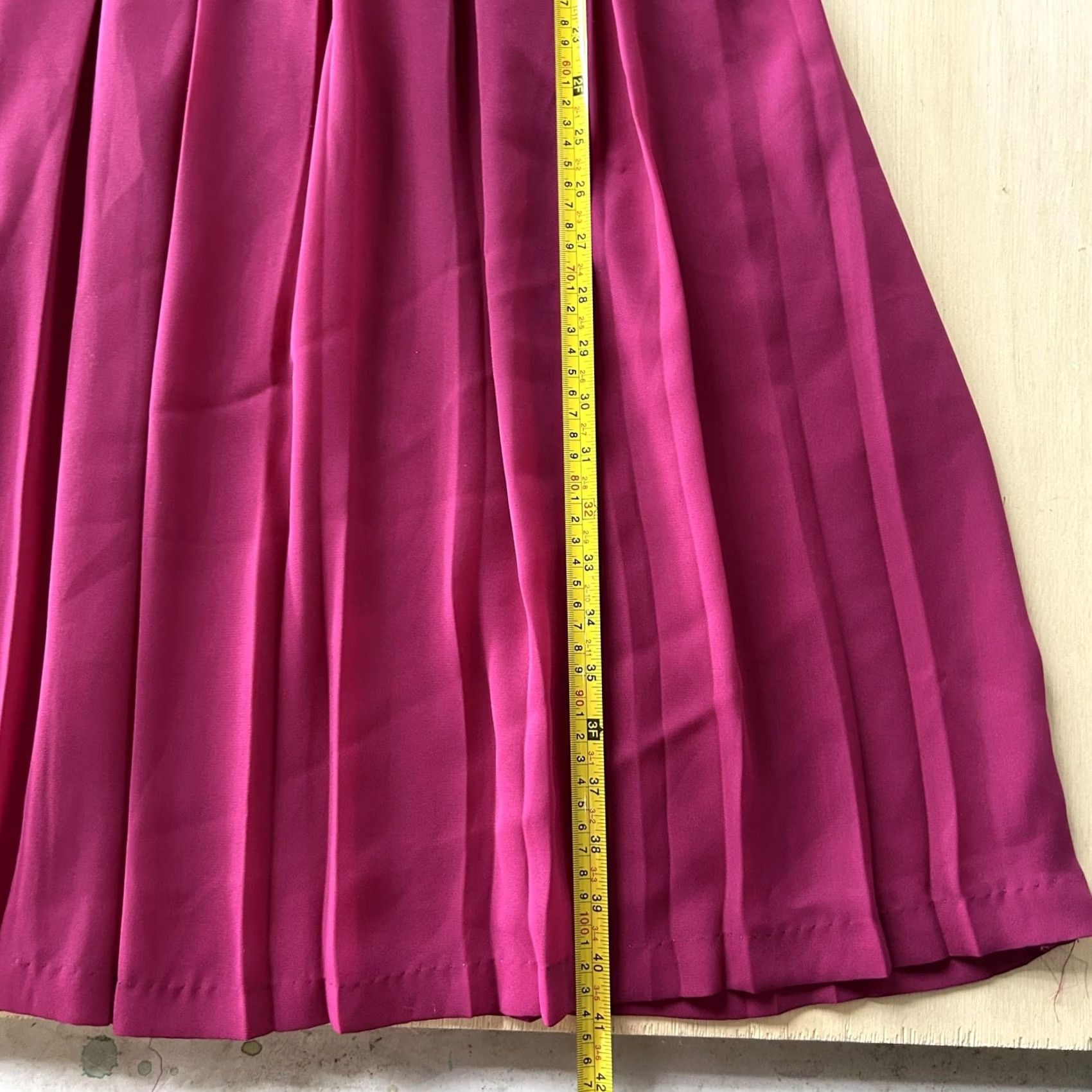 Pinko VINTAGE Dress Women M Pink Chiffon Cowl Neck Pleated Fit & Flare Long Party Size M / US 6-8 / IT 42-44 - 4 Thumbnail