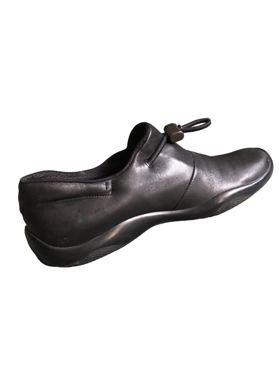 Prada Prada Toblach Black Leather Low Top Sneakers Size 38.5 Size US 8.5 / IT 38.5 - 2 Thumbnail