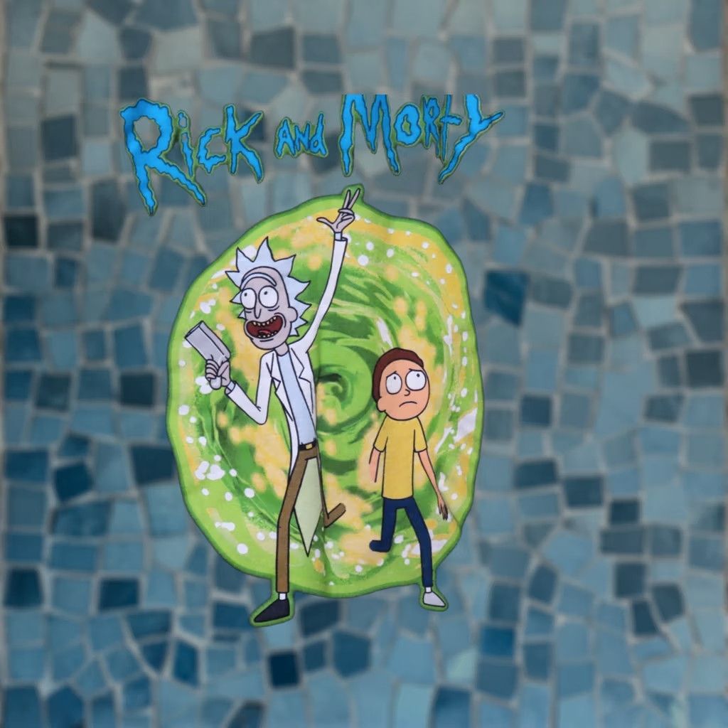 Vintage Rick and Morty Shirt Men's 2X Blue Short Sleeve Time Travel Adult Swim Crew Neck Graphic Size US XXL / EU 58 / 5 - 1 Thumbnail