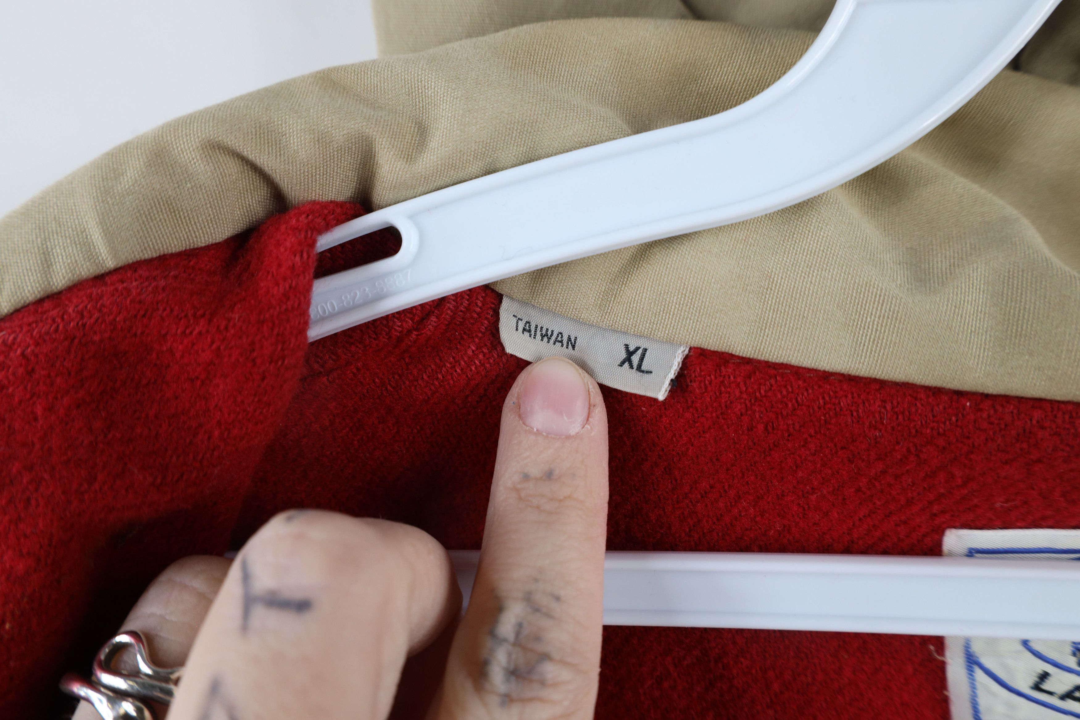 Lacoste × Vintage Vintage 80s Izod Lacoste Logo Lined Hooded Jacket Beige Size US XL / EU 56 / 4 - 10 Thumbnail