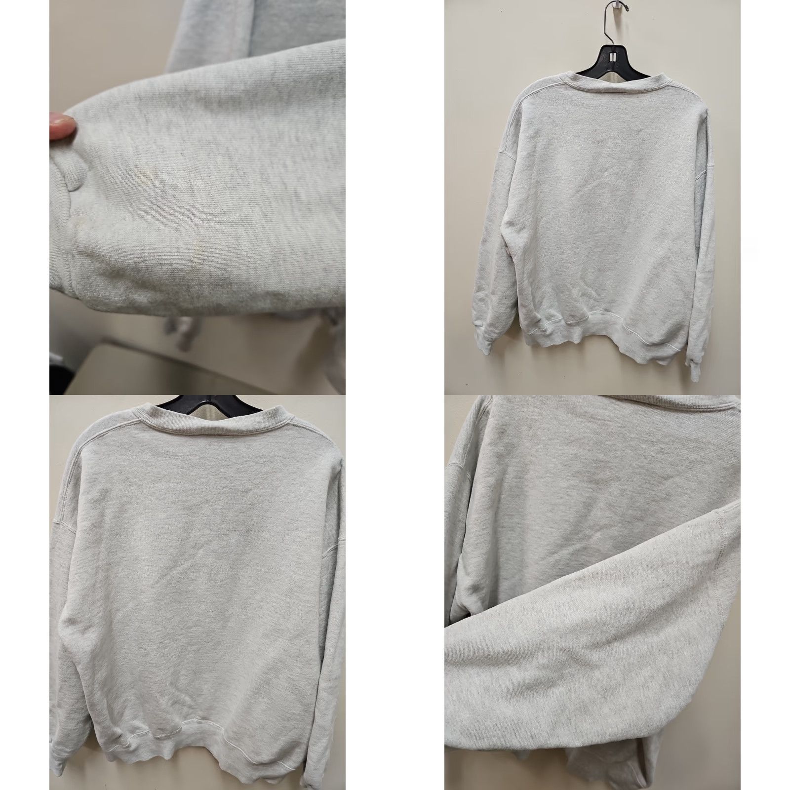 Russell Athletic VINTAGE Russell Athletic Sweatshirt Men XL Gray Crewneck 80s 90s All Seasons Heavyweight Logo Pullover Mens Size US XL / EU 56 / 4 - 8 Thumbnail