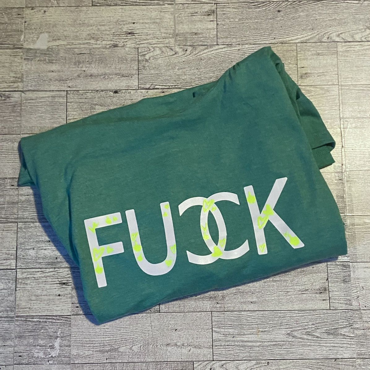 Other Neon, Custom, Glow In The Dark, F Word, Hooded Unisex Tee Size XL / US 12-14 / IT 48-50 - 14 Thumbnail