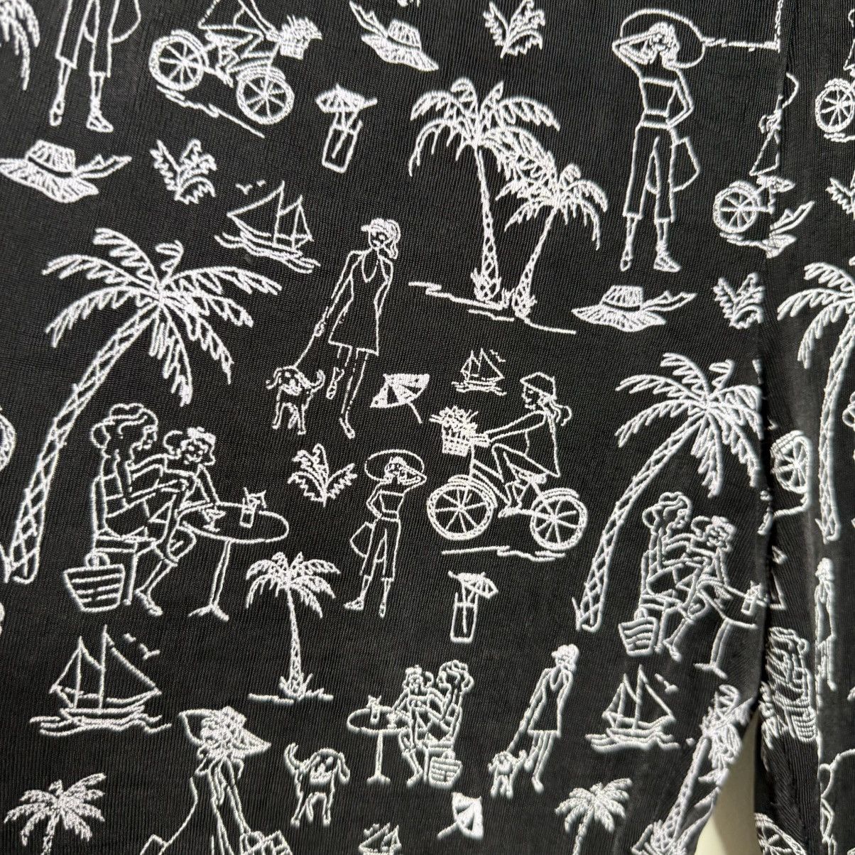 Coldwater Creek Coldwater Creek Vacation Print Pull On Pants Petite Medium Size 30" / US 8 / IT 44 - 3 Thumbnail