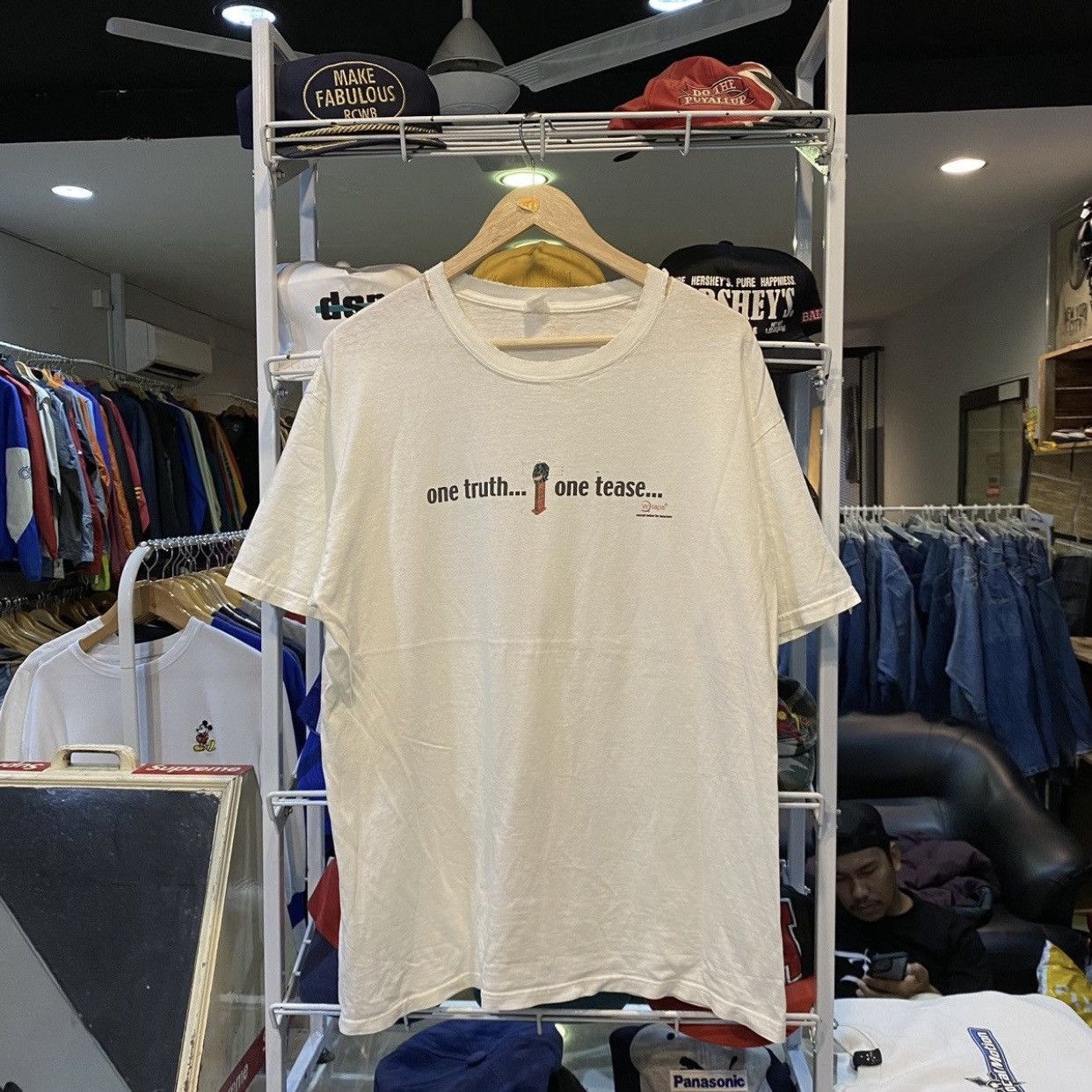 Wtaps WTAPS "one truth... one tease..." Balaclava Graphic T-Shirt Size US L / EU 52-54 / 3 - 1 Thumbnail
