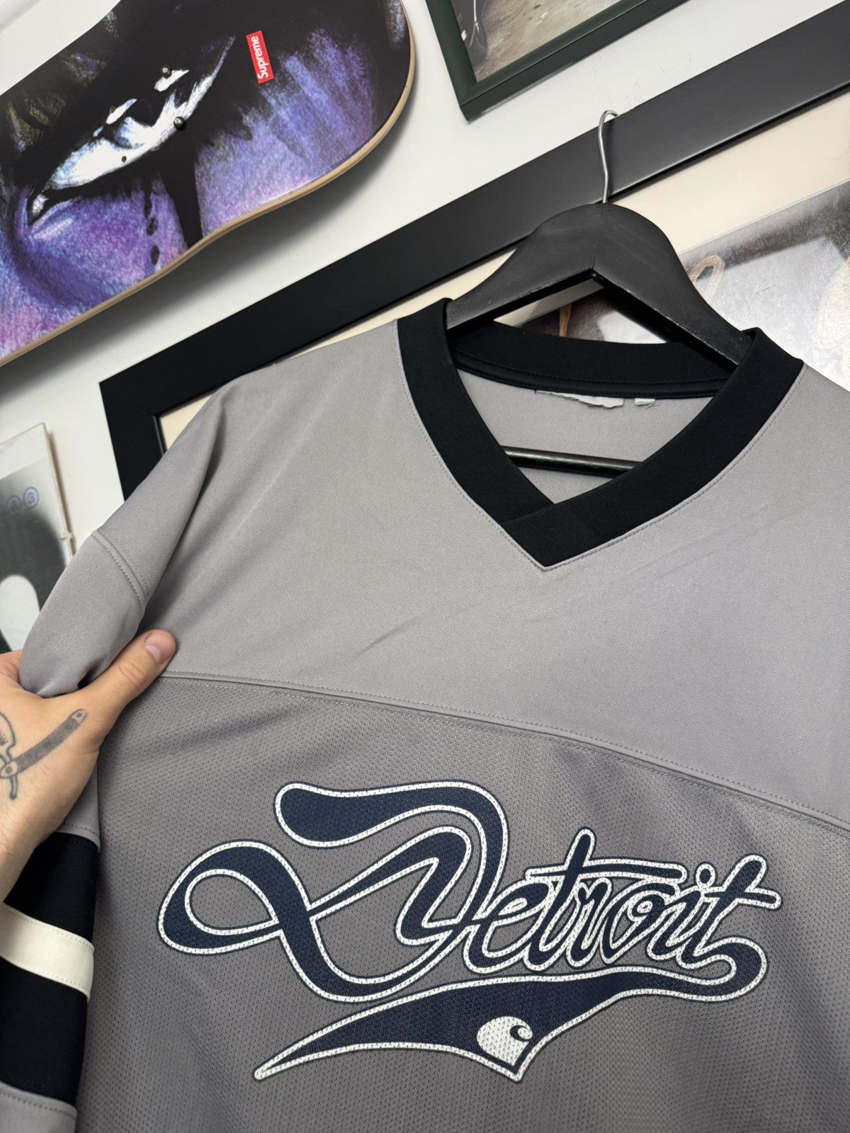 Carhartt Wip Carhartt Detroit Mesh Jersey Sport Rap Streetwear Hype Y2k Size US XL / EU 56 / 4 - 5 Thumbnail