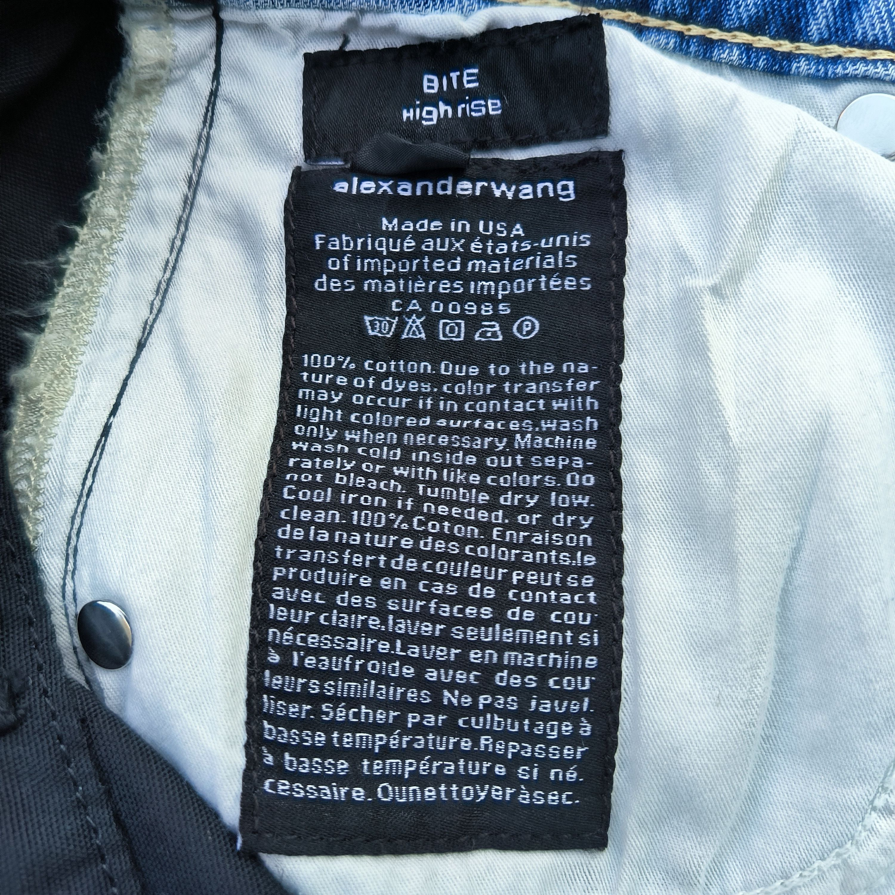 Alexander Wang Alexander Wang Hybrid Denim Cargo Size 30" / US 8 / IT 44 - 4 Thumbnail