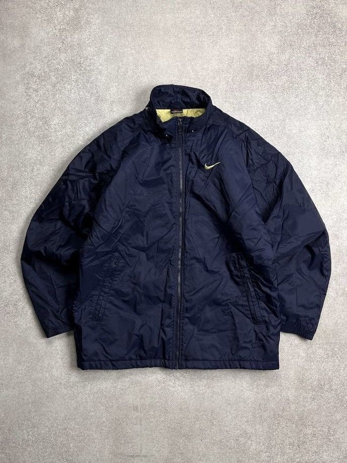 Nike × Vintage Vintage Nike Big Swoosh Waterproof Jacket XL Size US XL / EU 56 / 4 - 2 Thumbnail