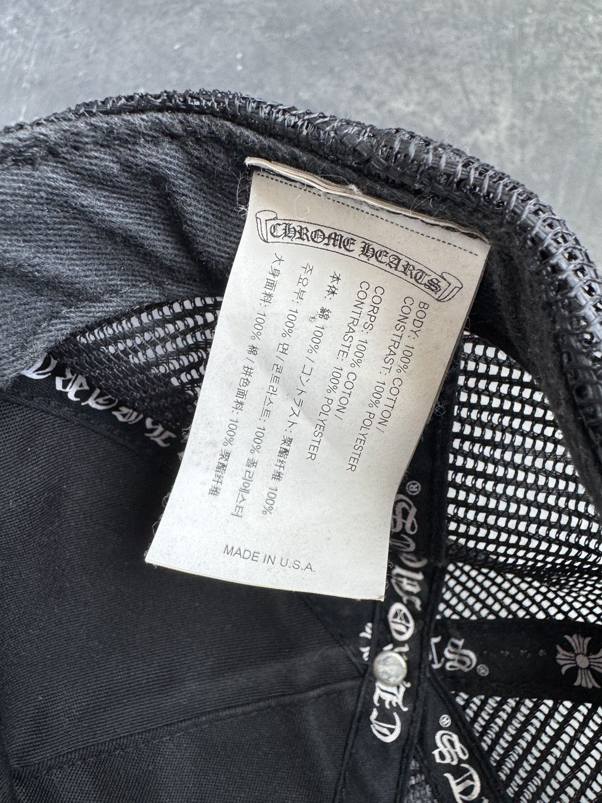 Chrome Hearts Chrome Hearts Suede Trucker Size ONE SIZE - 5 Thumbnail