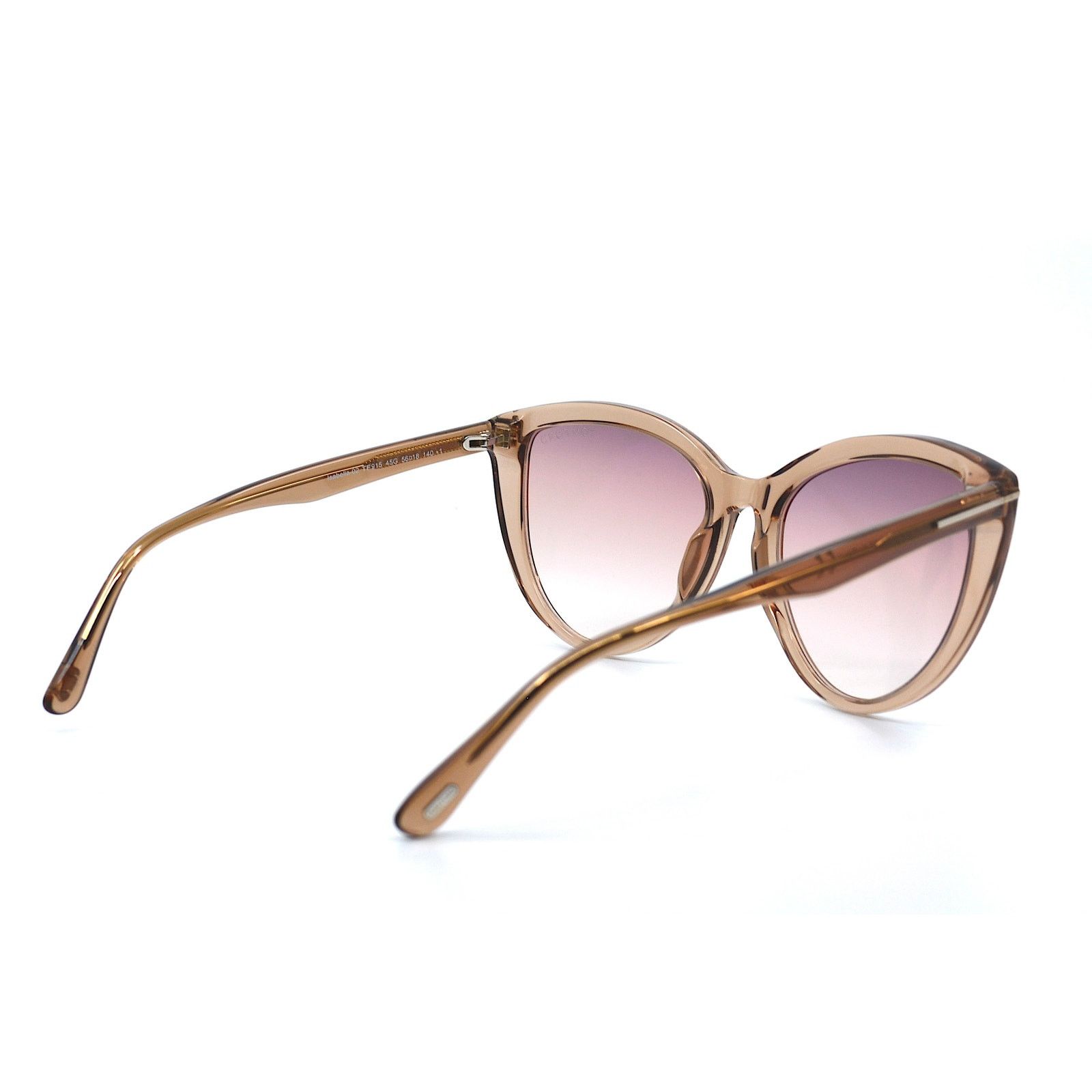 Tom Ford TOM FORD ISABELLA-0 TF915 45G PEACH PINK GRADIENT SUNGLASSES Size ONE SIZE - 5 Thumbnail