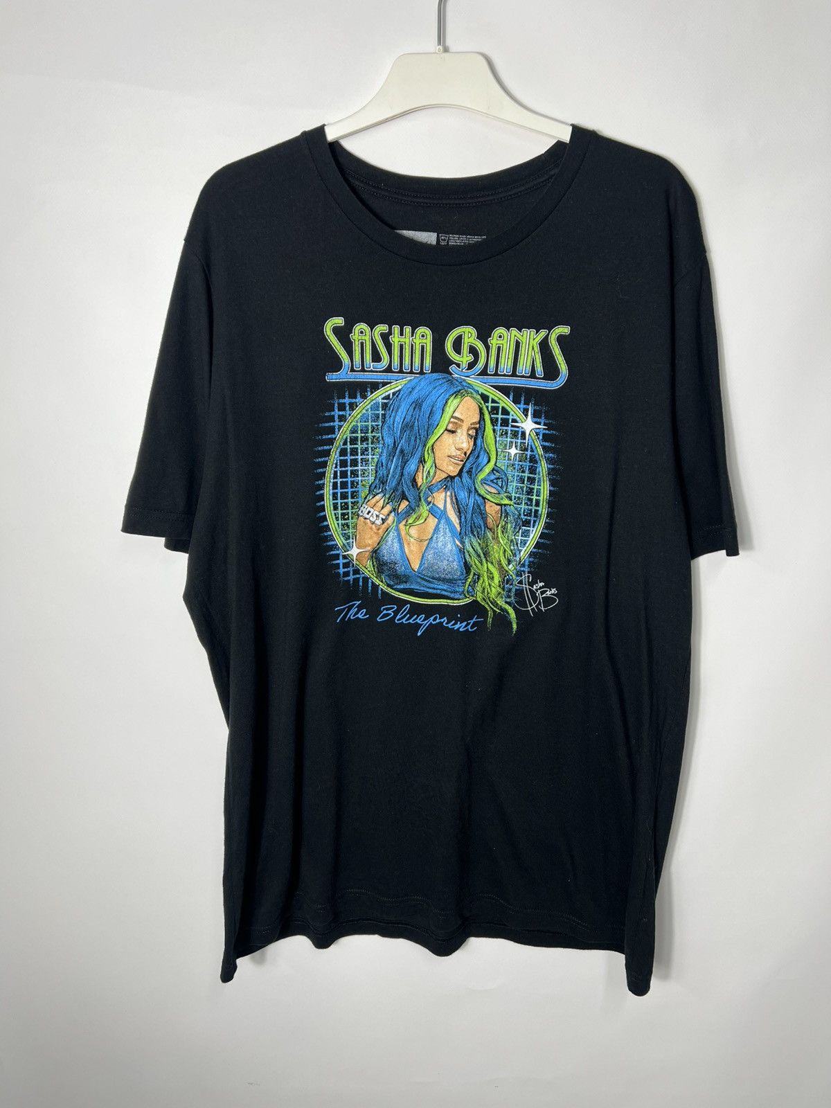 WWE Vintage sportswear WWE WWF Sasha Banks Wrestling T-shirt Size US XL / EU 56 / 4 - 1 Thumbnail