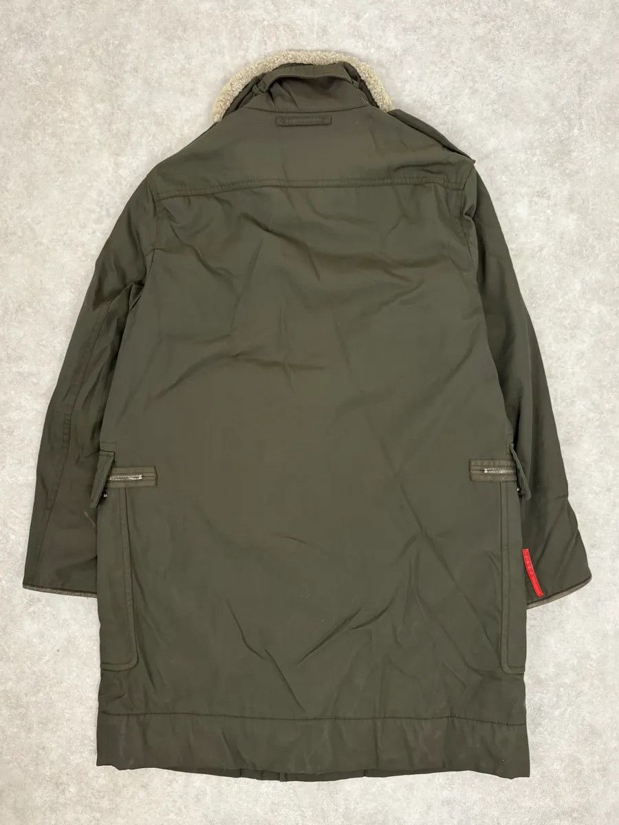 Prada 2000s Prada Dark Olive Green Parka Long Jacket Size US L / EU 52-54 / 3 - 7 Thumbnail