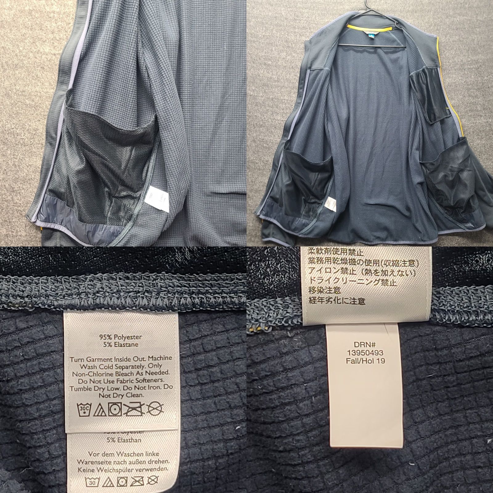 Eddie Bauer Eddie Bauer First Ascent High Route Jacket Men 2XL Regular Gray Solid Zip Full Lightweight Hiking Walking Size US XXL / EU 58 / 5 - 9 Thumbnail