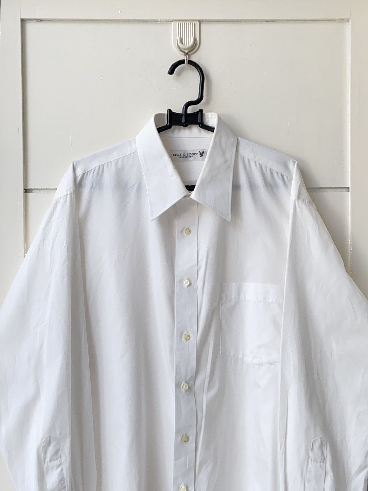 Designer × Lyle & Scott LYLE & SCOTT Collection White Shirt Size US L / EU 52-54 / 3 - 10 Thumbnail