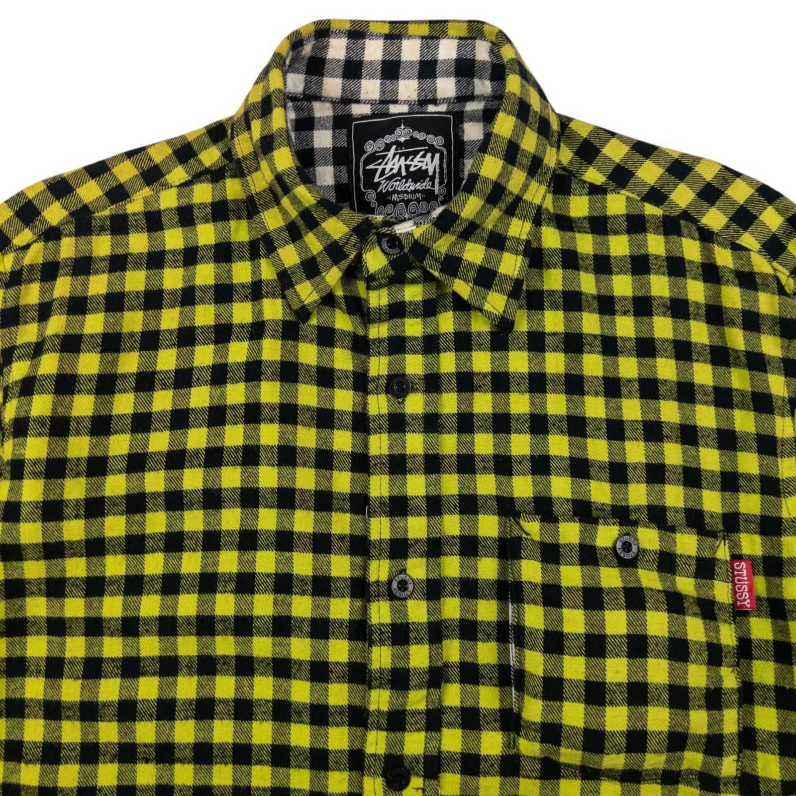 Stussy Vintage Stussy Checkered Long Sleeve Button Up Shirt Size M Size US M / EU 48-50 / 2 - 4 Thumbnail