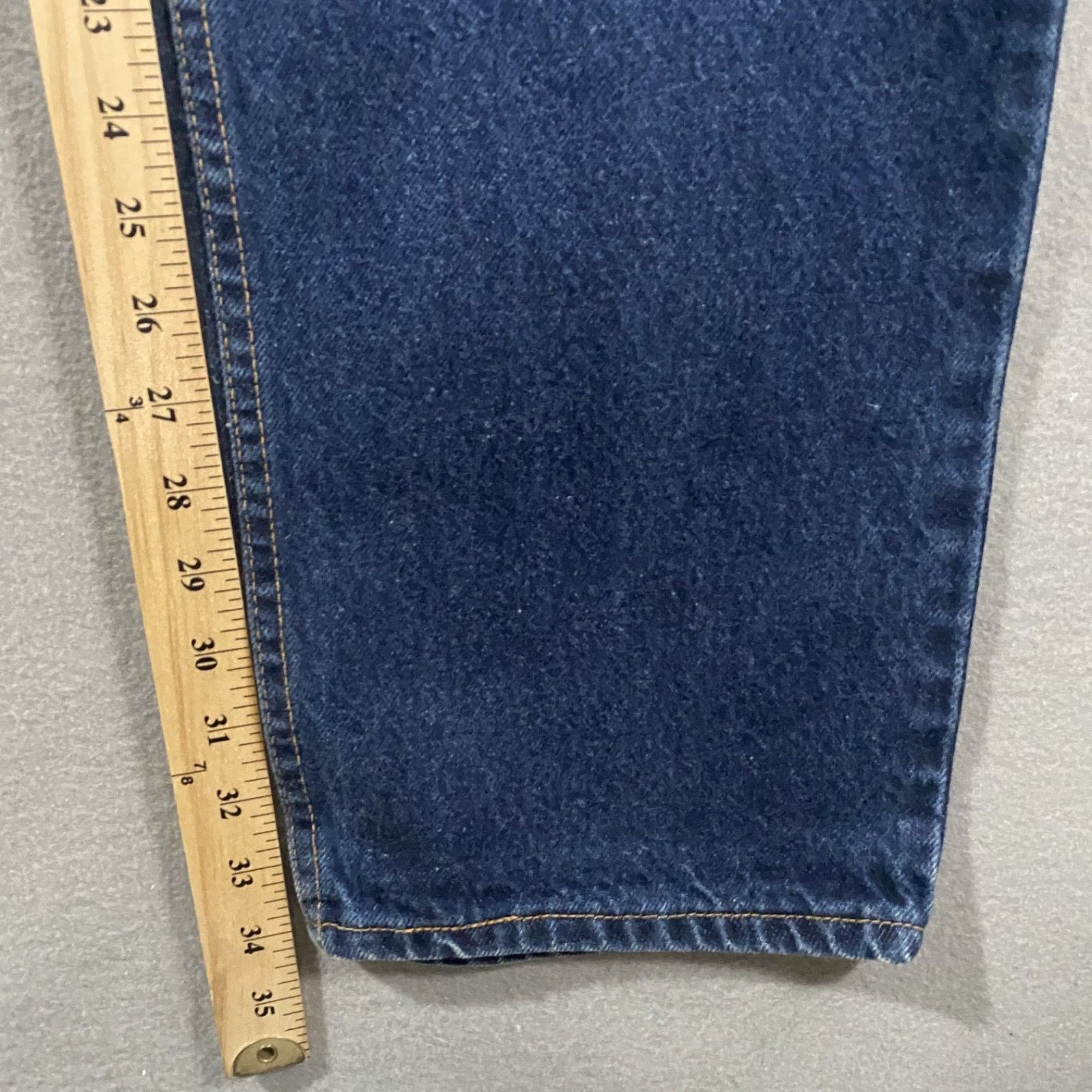 Levi's Vtg Levis 550 Relaxed Fit Denim Blue Jeans USA Mens 36x36 Size US 36 / EU 52 - 9 Thumbnail