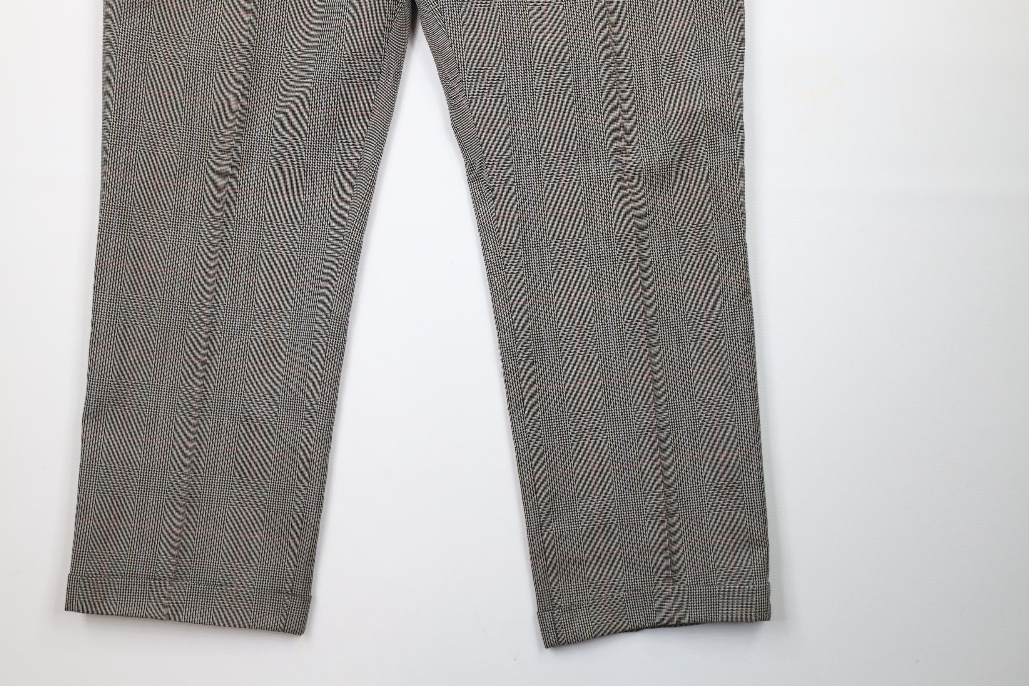 Vintage Vintage 70s Streetwear 2 Piece Wool Suit Houndstooth Size 46R - 8 Thumbnail