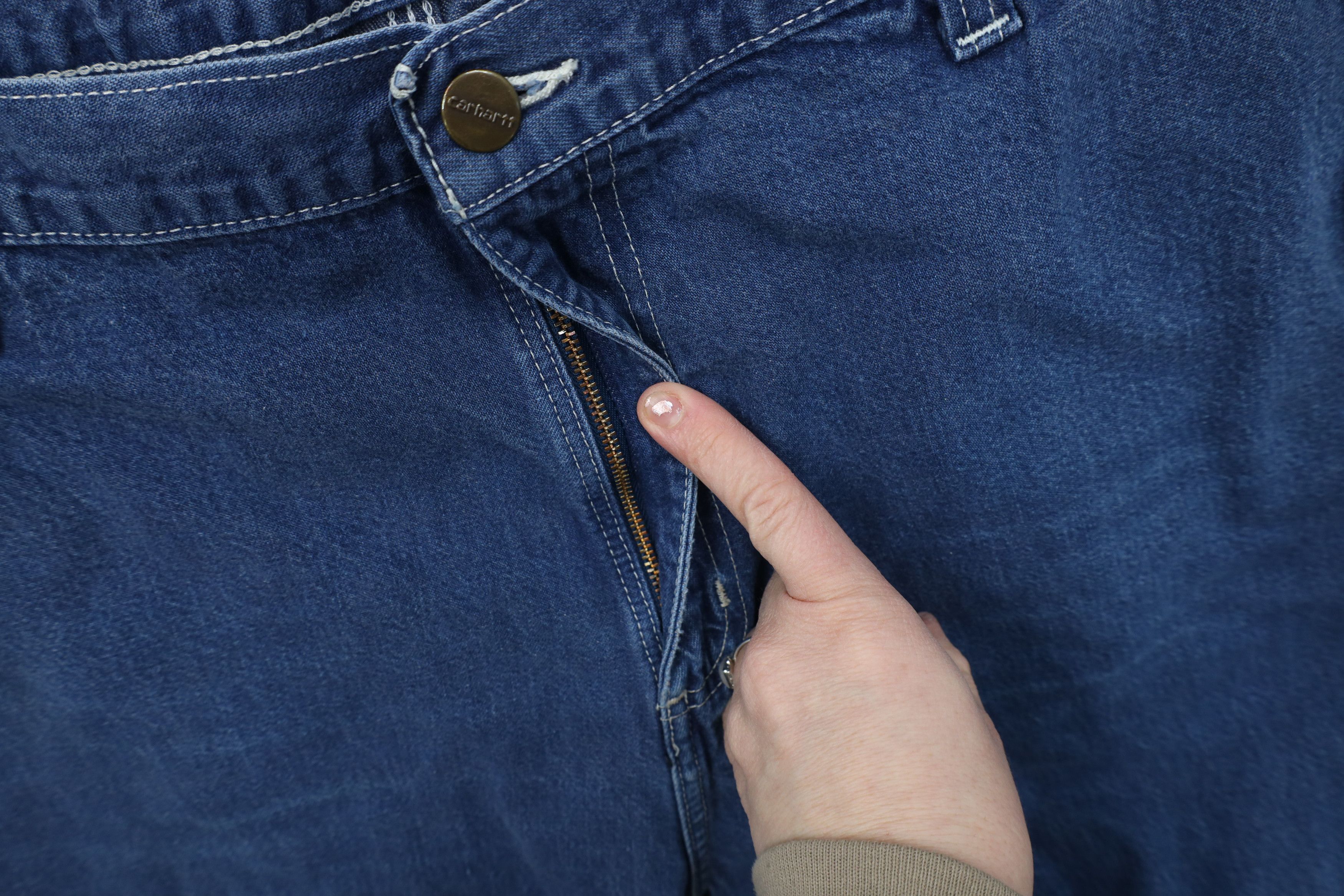 Carhartt Vintage Y2K Carhartt Wide Leg Dungaree Denim Jeans Blue Size US 40 / EU 56 - 8 Thumbnail
